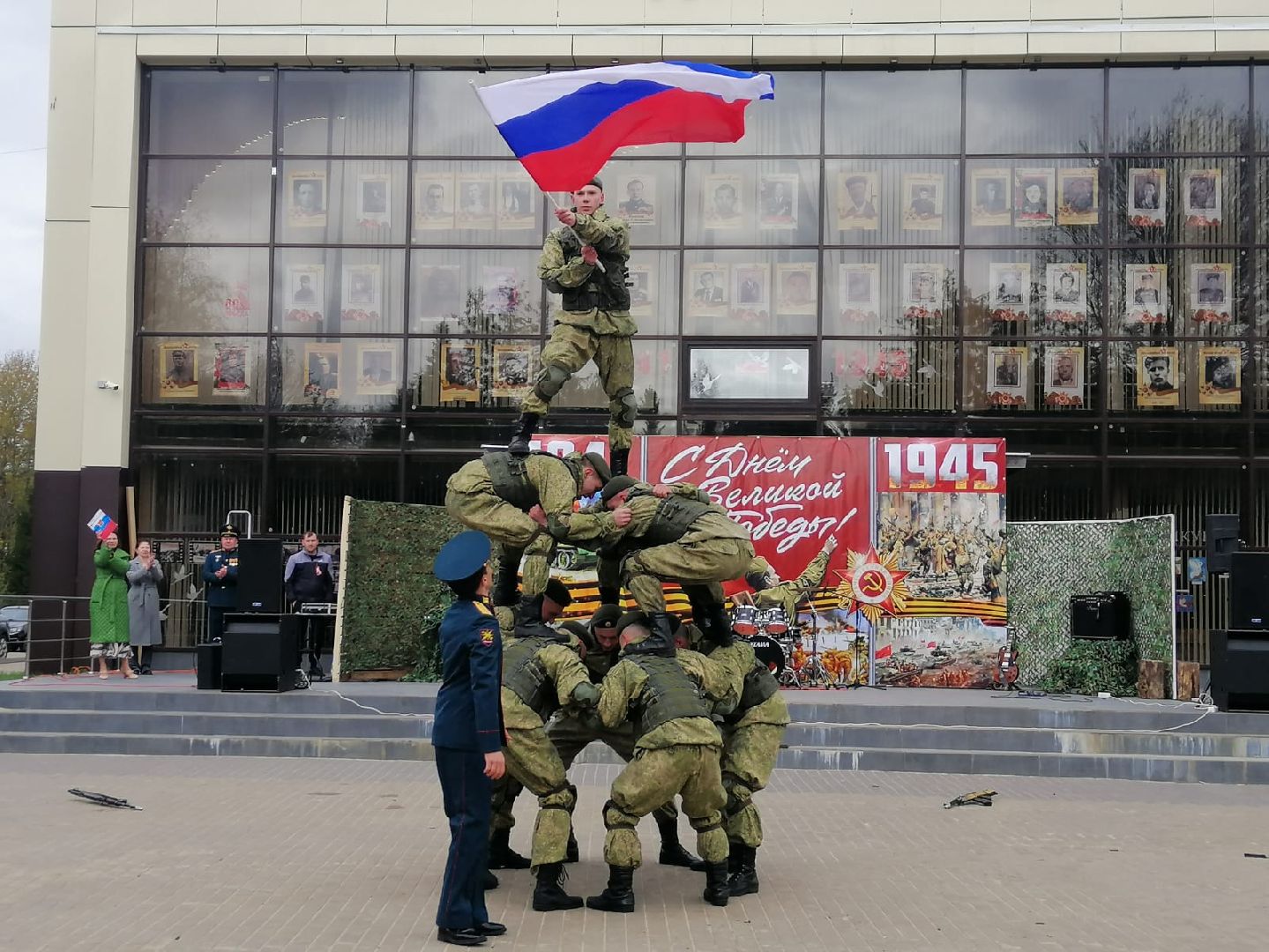 рукопашный армейский бой, городской округ восход, показательное выступление , кдц, день победы 2025,
