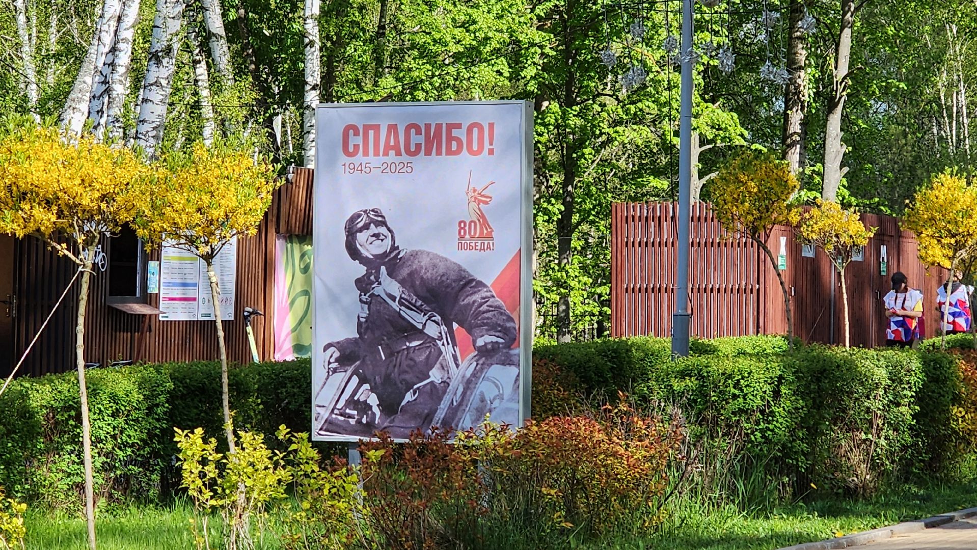 кашира, 9 мая, день победы, волонтеры, георгиевская лента, акция,  парк,