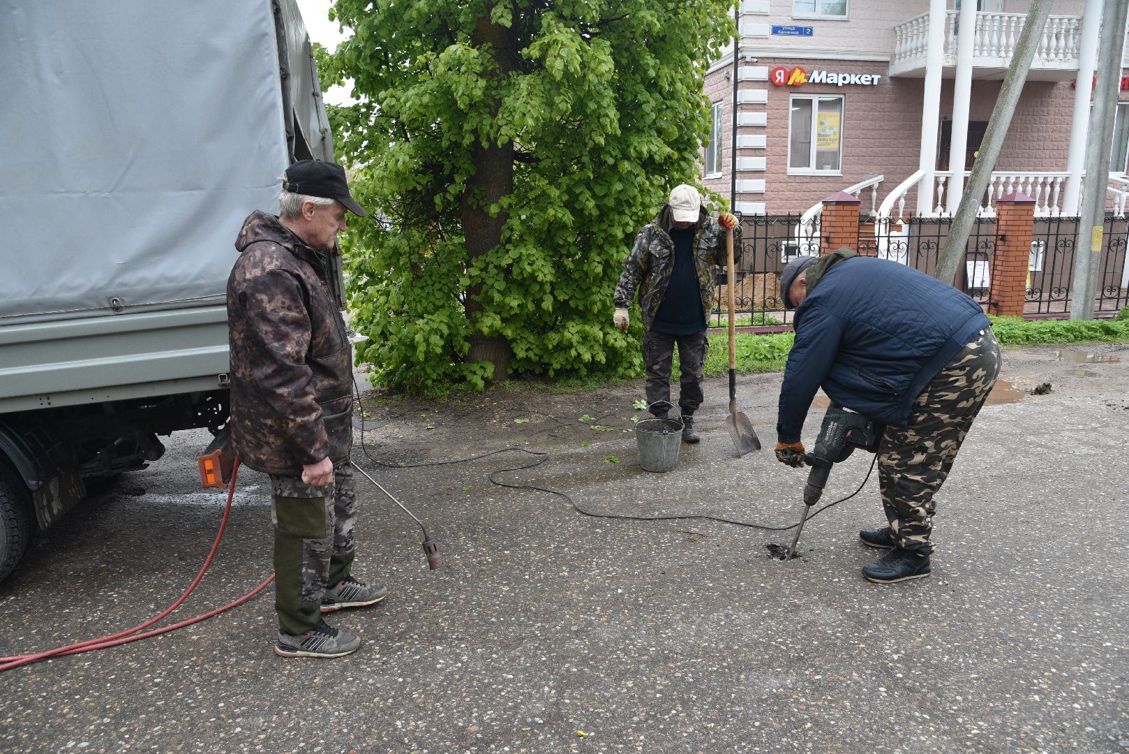 лотошино, добродел, благоустройство, ямочный ремонт,