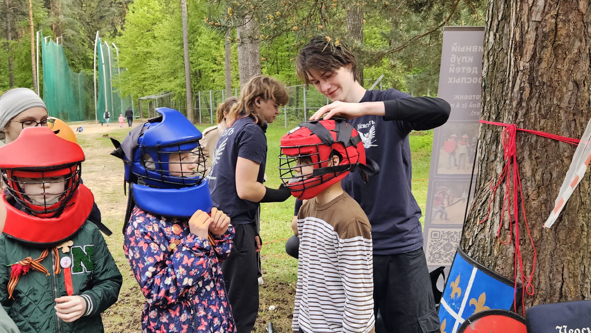 бой на мечах, стрельба из лука, жуковский, парк, 9 мая,