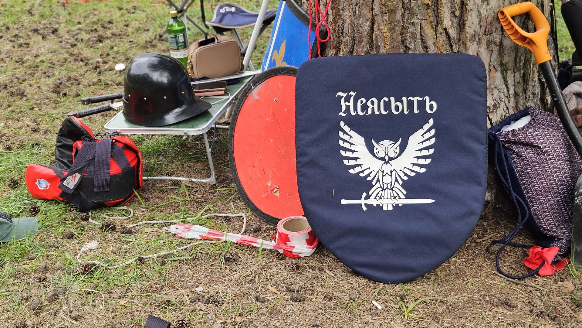 бой на мечах, стрельба из лука, жуковский, парк, 9 мая,