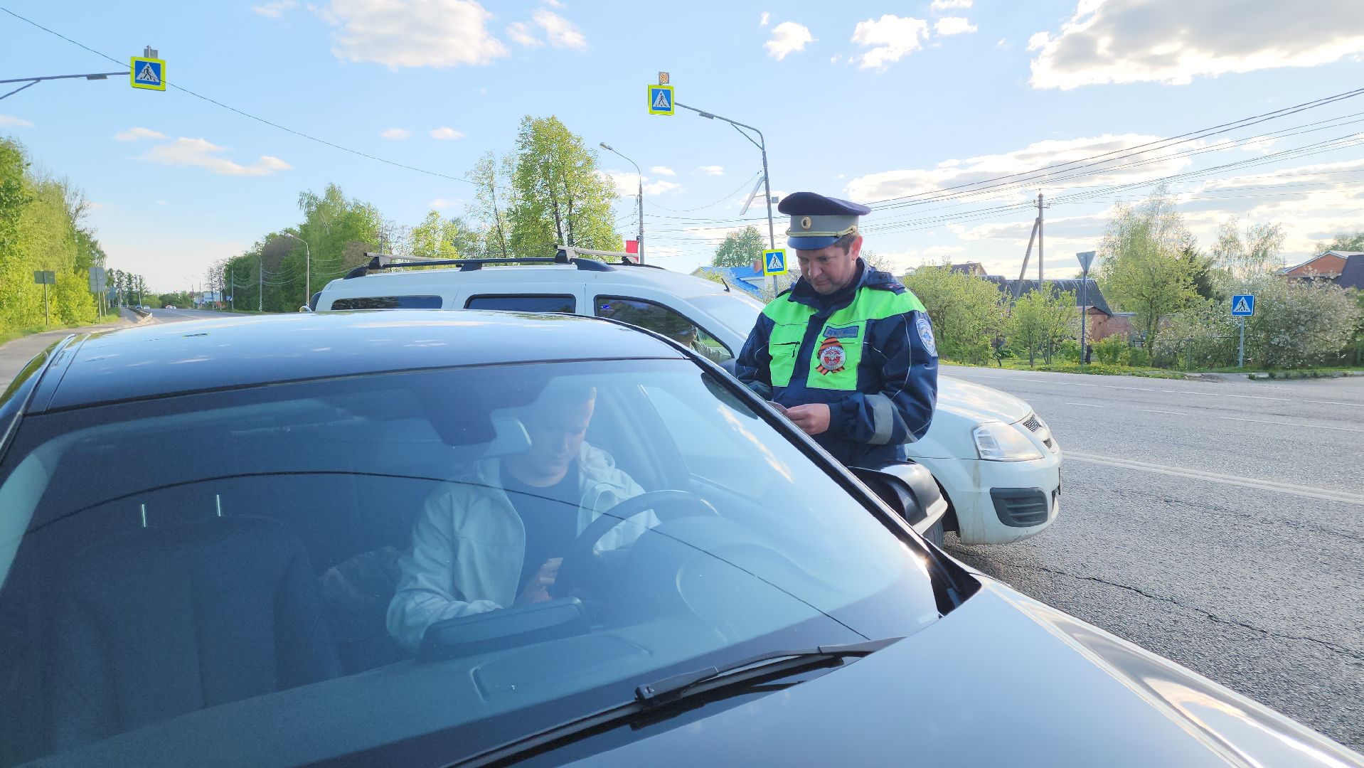 кашира, 9 мая, день победы, транспорт, госавтоинспекция, дпс, рейд нетрезвый водитель,