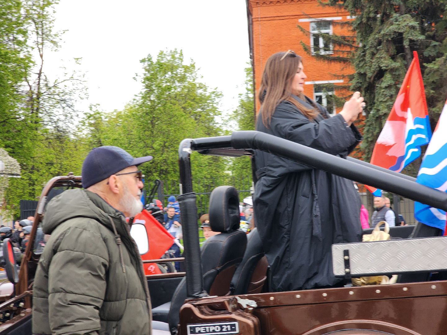 долгопрудный, день победы, знамя победы Долгопрудного, ночные волки, автомотопробег,