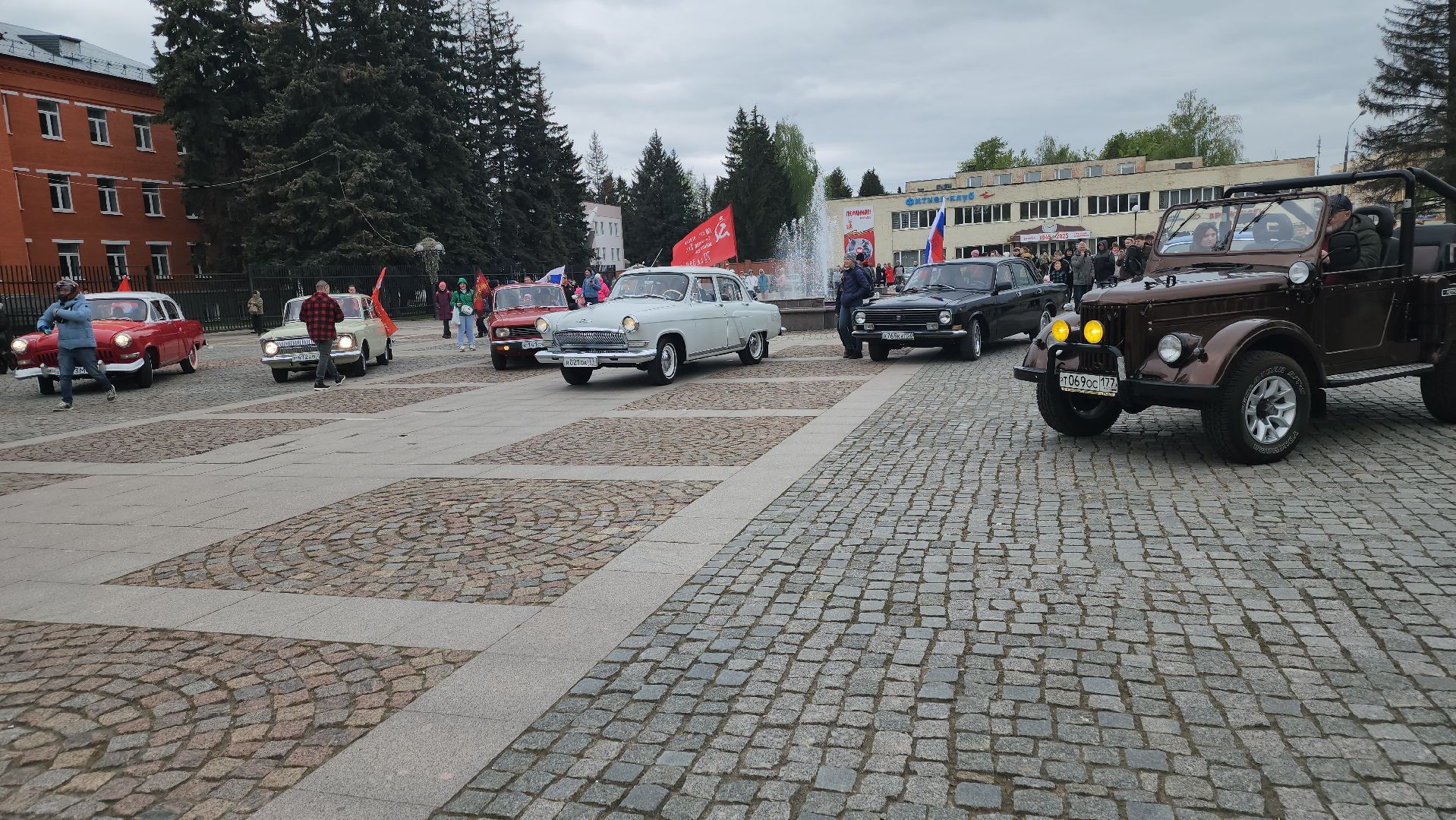 долгопрудный, день победы, знамя победы Долгопрудного, ночные волки, автомотопробег,