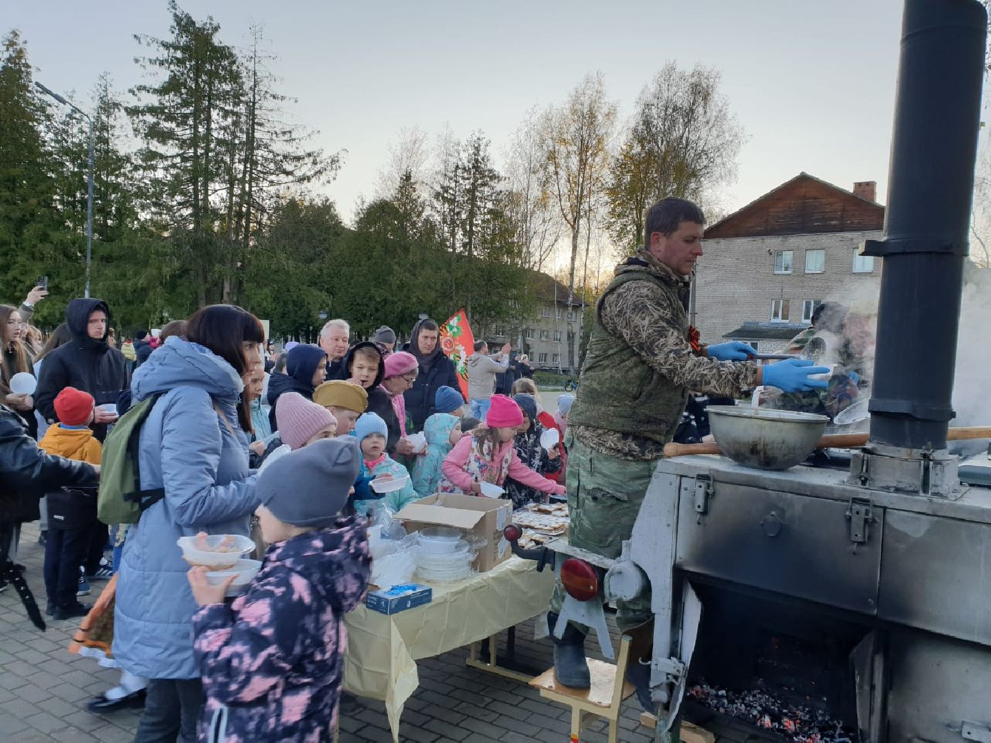 9 мая, полевая кухня,  городской округ восход, полевая каша,