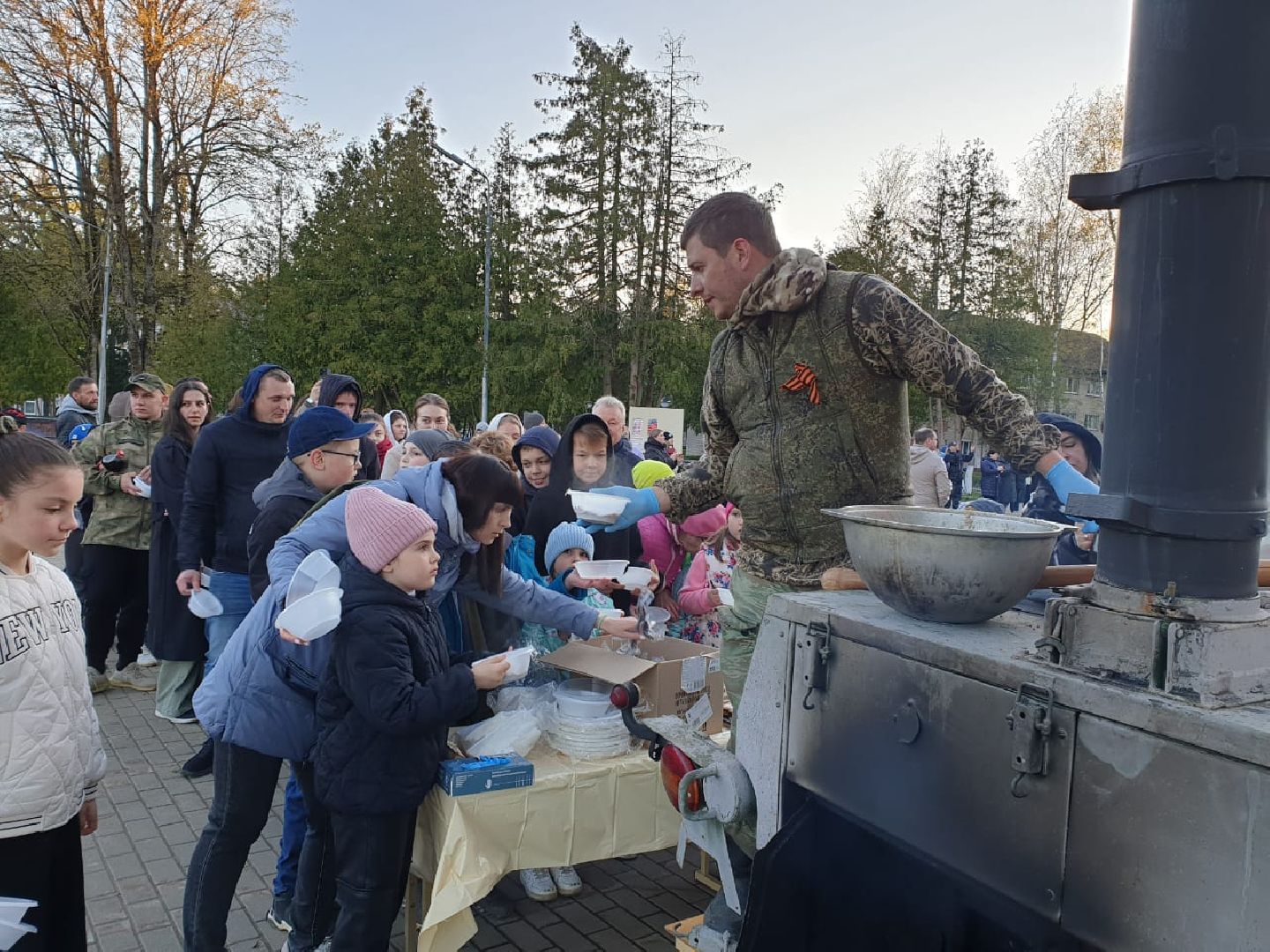 9 мая, полевая кухня,  городской округ восход, полевая каша,
