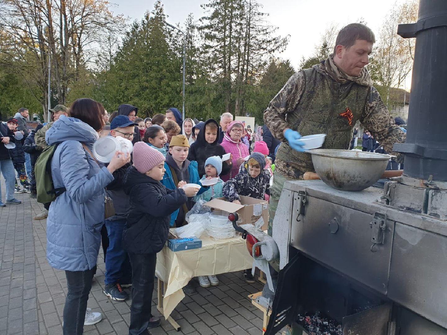 9 мая, полевая кухня,  городской округ восход, полевая каша,