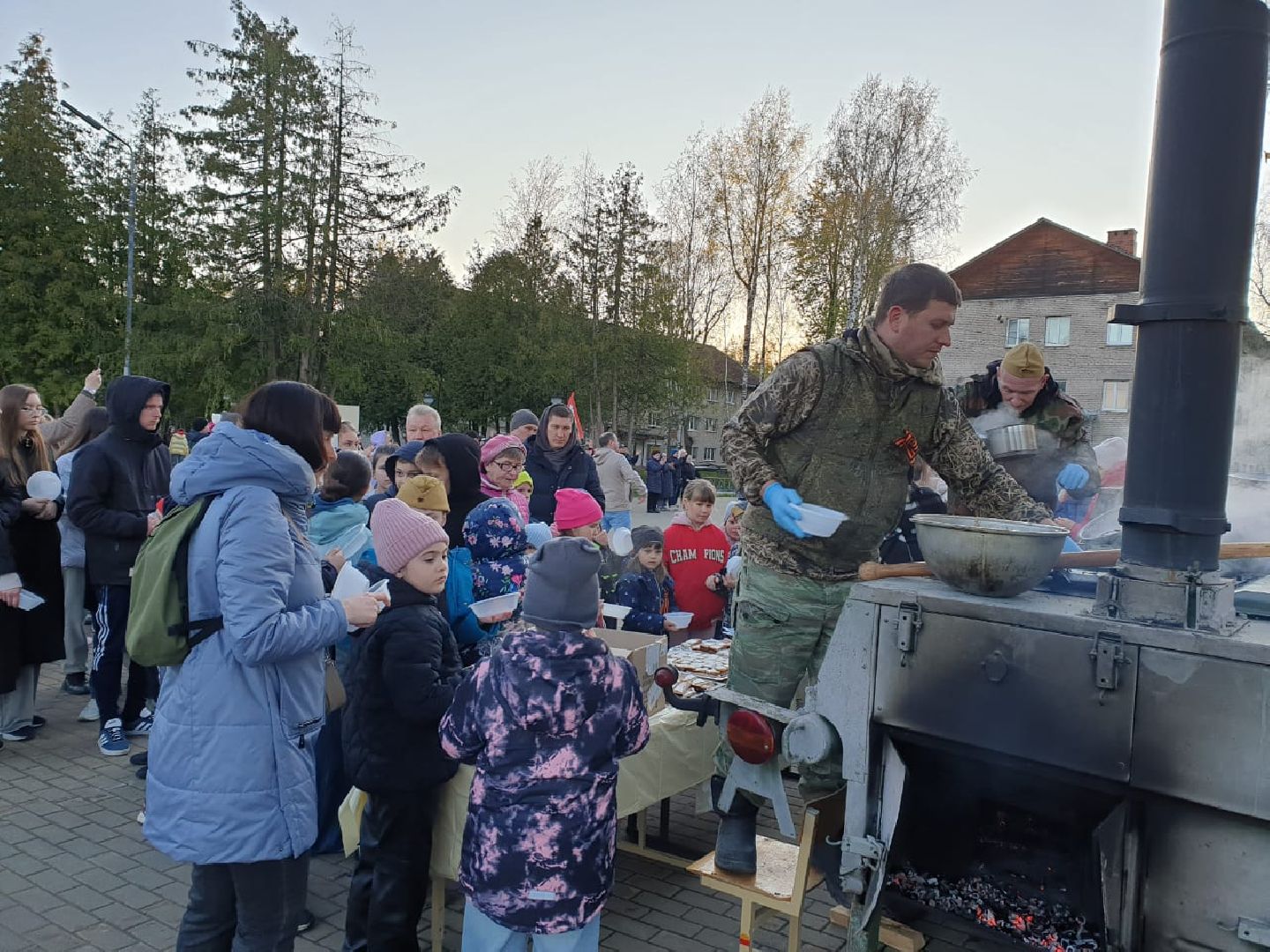 9 мая, полевая кухня,  городской округ восход, полевая каша,