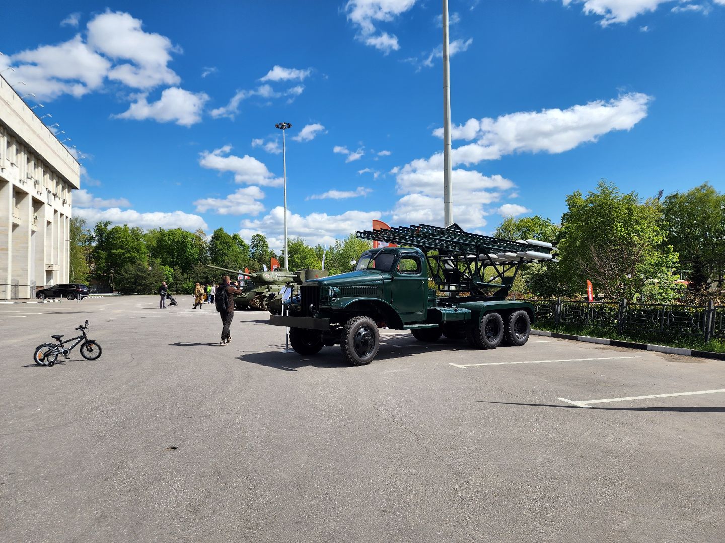 День Победы, Выставка, военная техника,