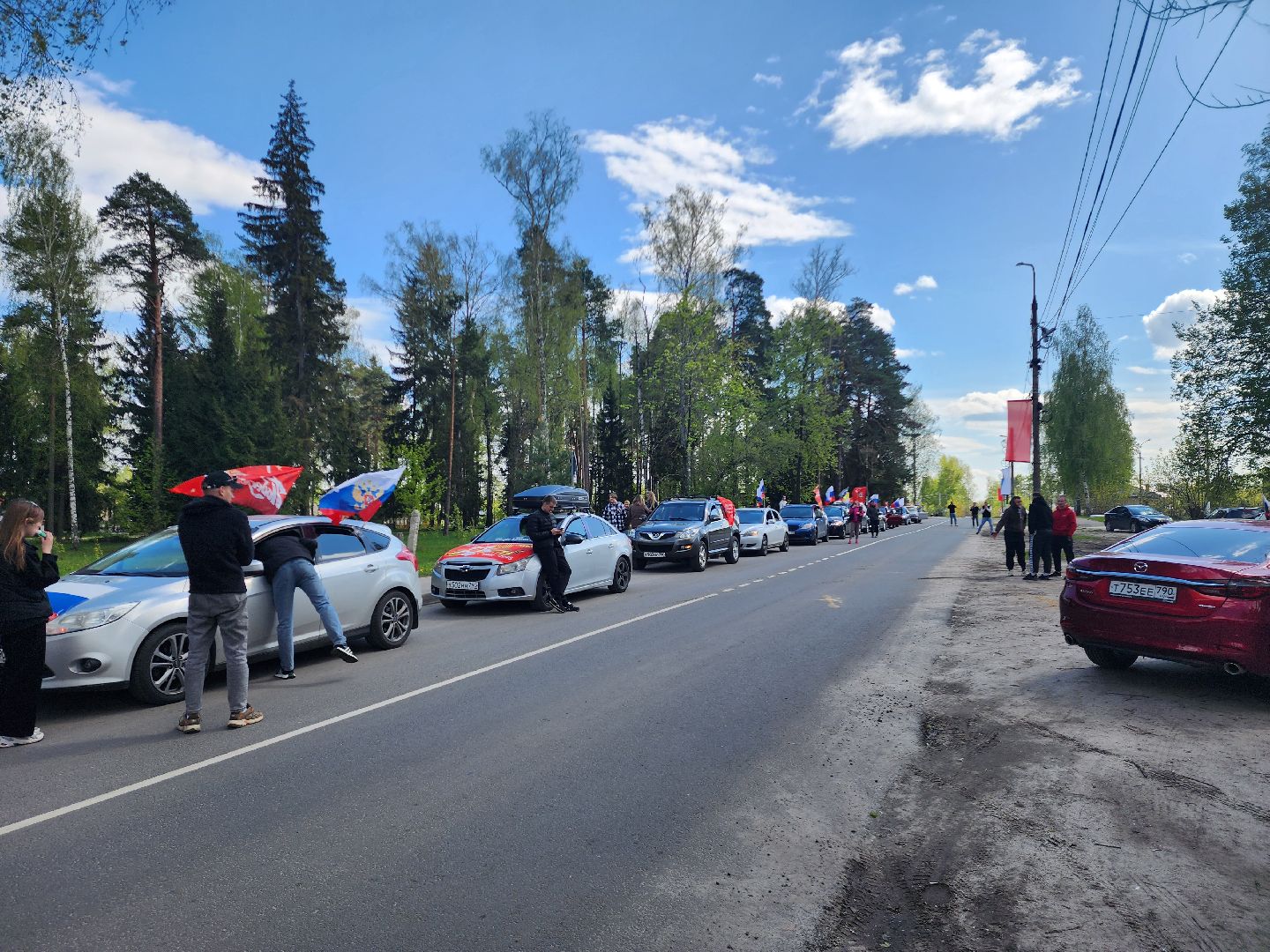 автопробег победы, автолюбители, день победы 2025, шатура, шатурский округ,80-летие победы,