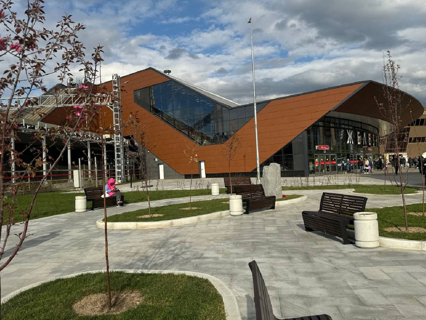 сквер, станция железнодорожная, 80-летие великой победы,