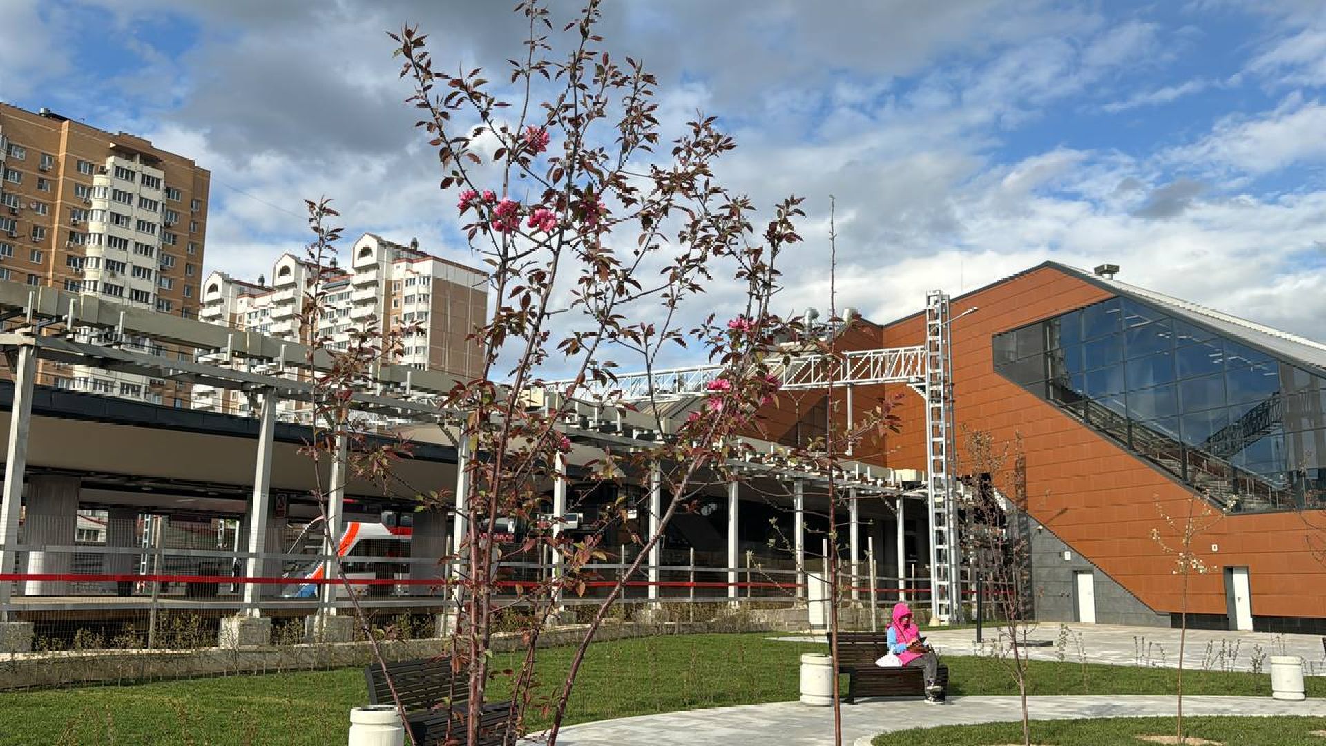 сквер, станция железнодорожная, 80-летие великой победы,