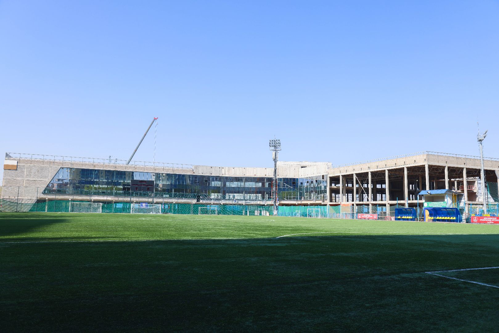 Реутов, ФОК, спорт, строительство, остекление, крыша, венткамера