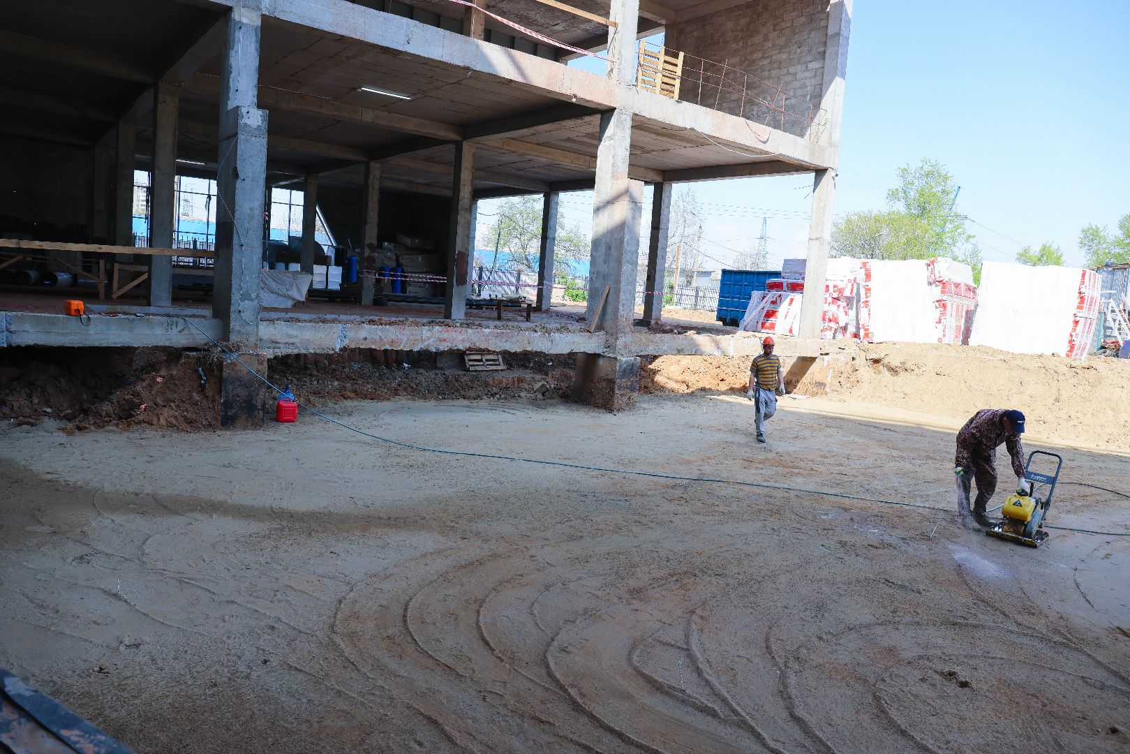 Реутов, ФОК, спорт, строительство, остекление, крыша, венткамера