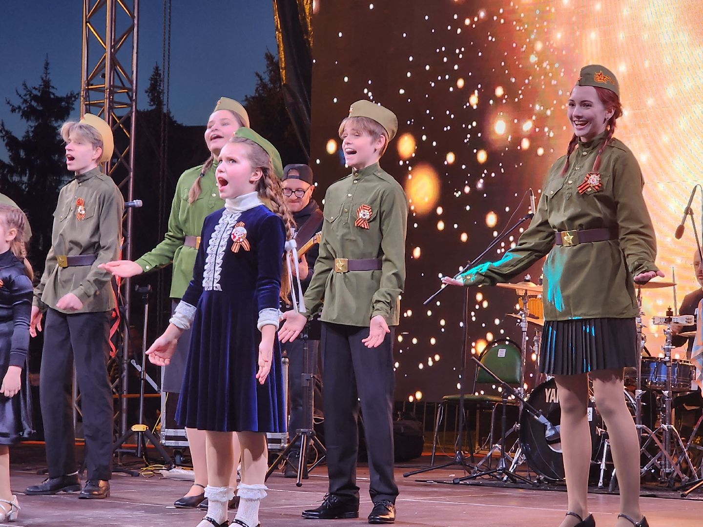 День Победы, Истра, Концерт, Виктория Цыганова,