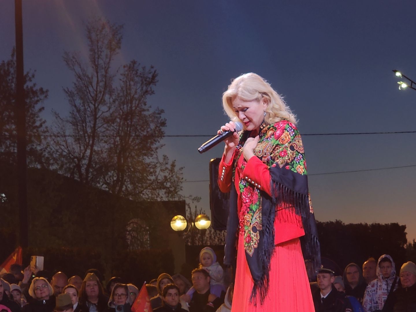 День Победы, Истра, Концерт, Виктория Цыганова,