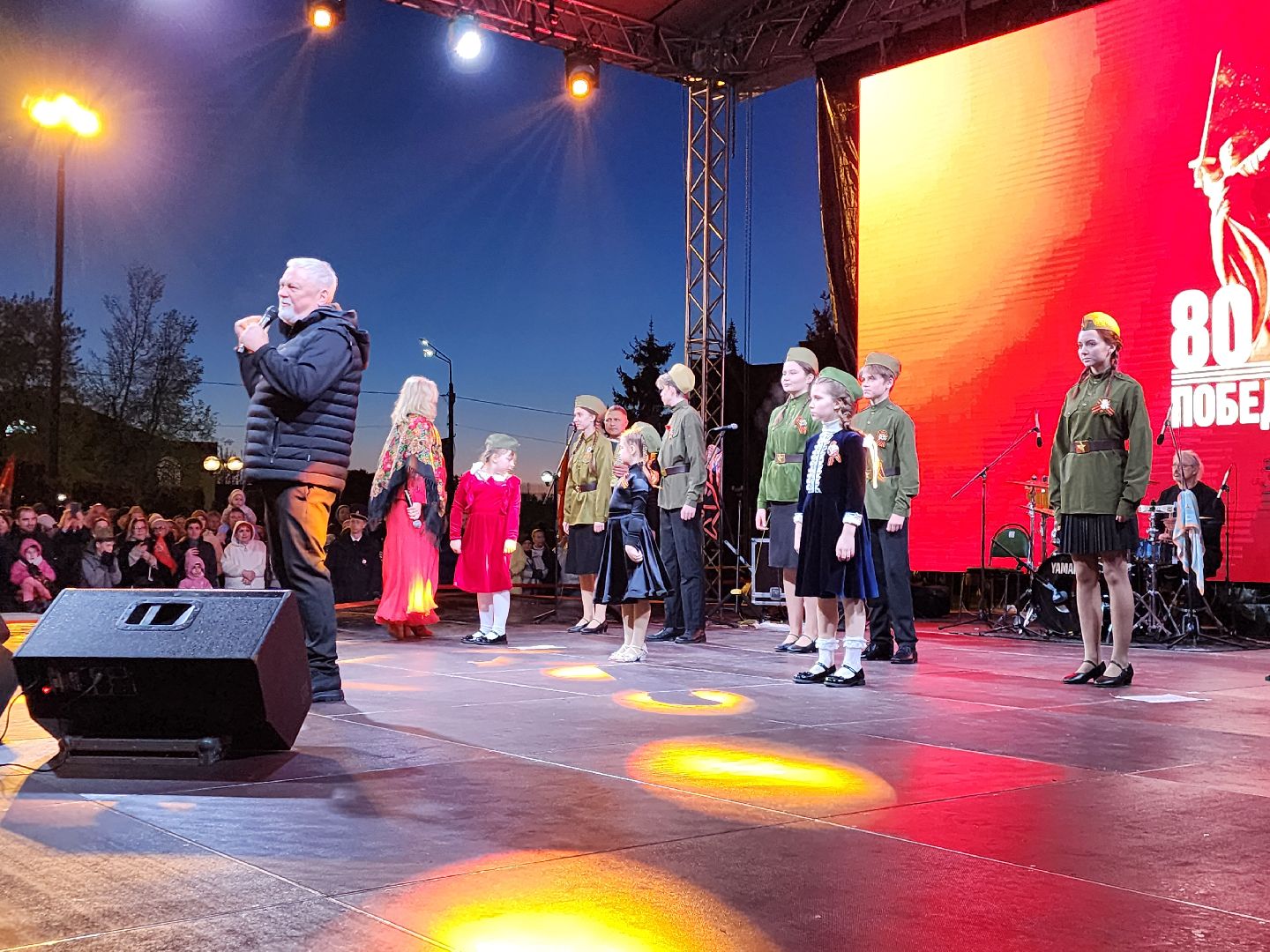 День Победы, Истра, Концерт, Виктория Цыганова,