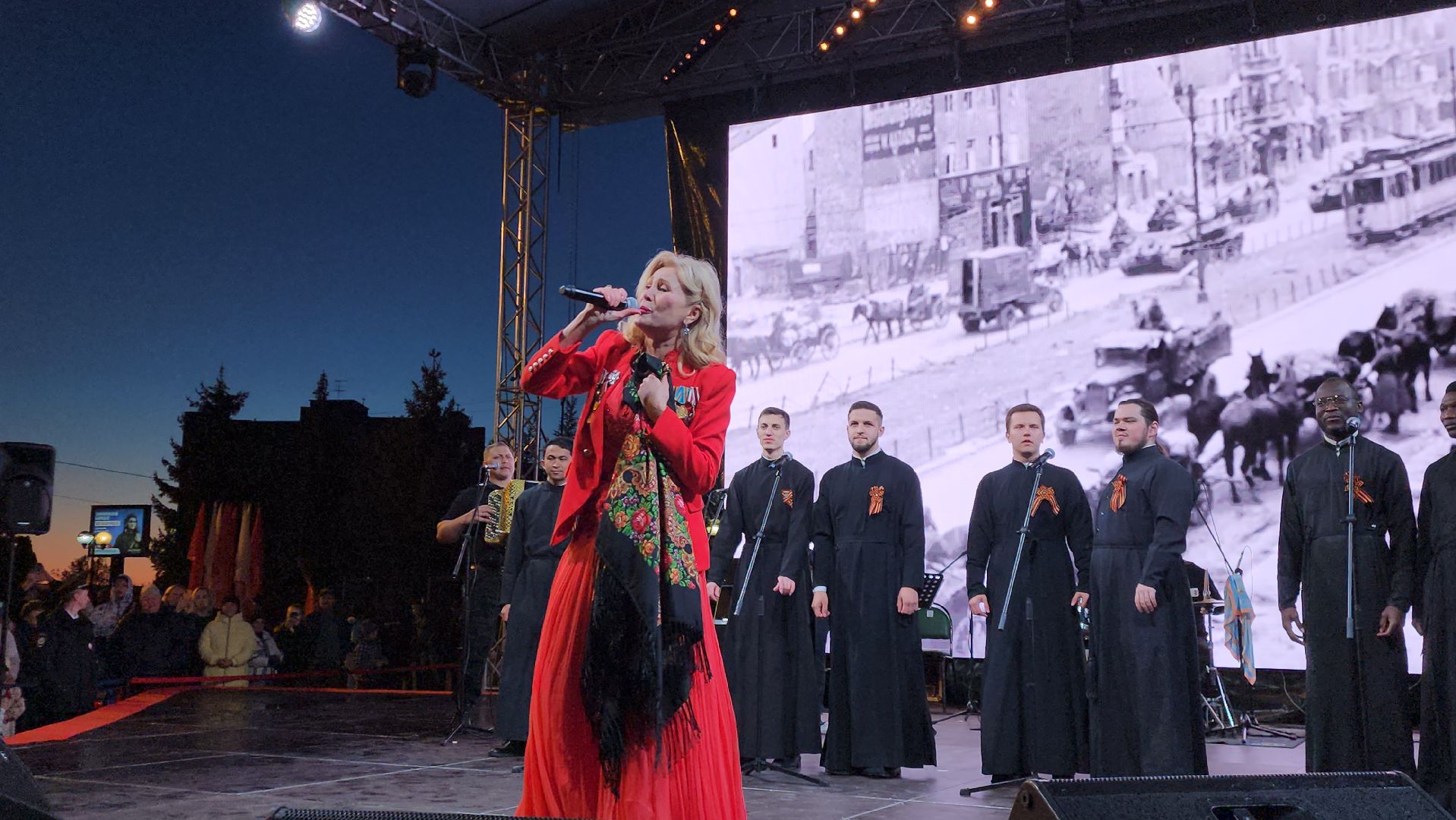 День Победы, Истра, Концерт, Виктория Цыганова,