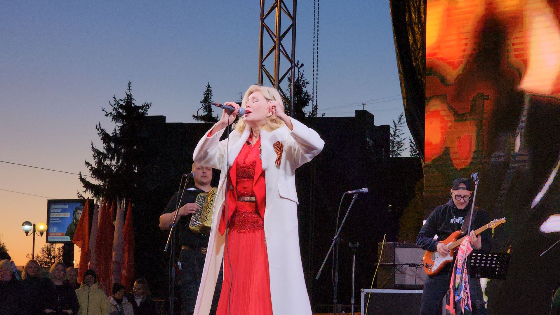 День Победы, Истра, Концерт, Виктория Цыганова,