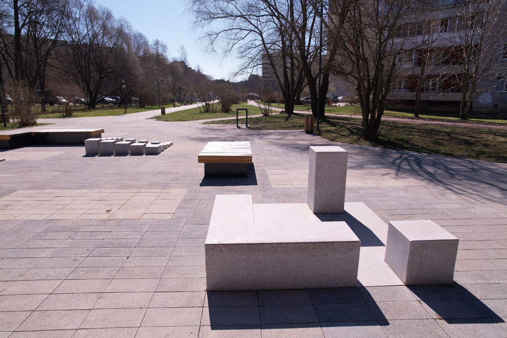 видео с коптера, лесной бульвар в протвине,