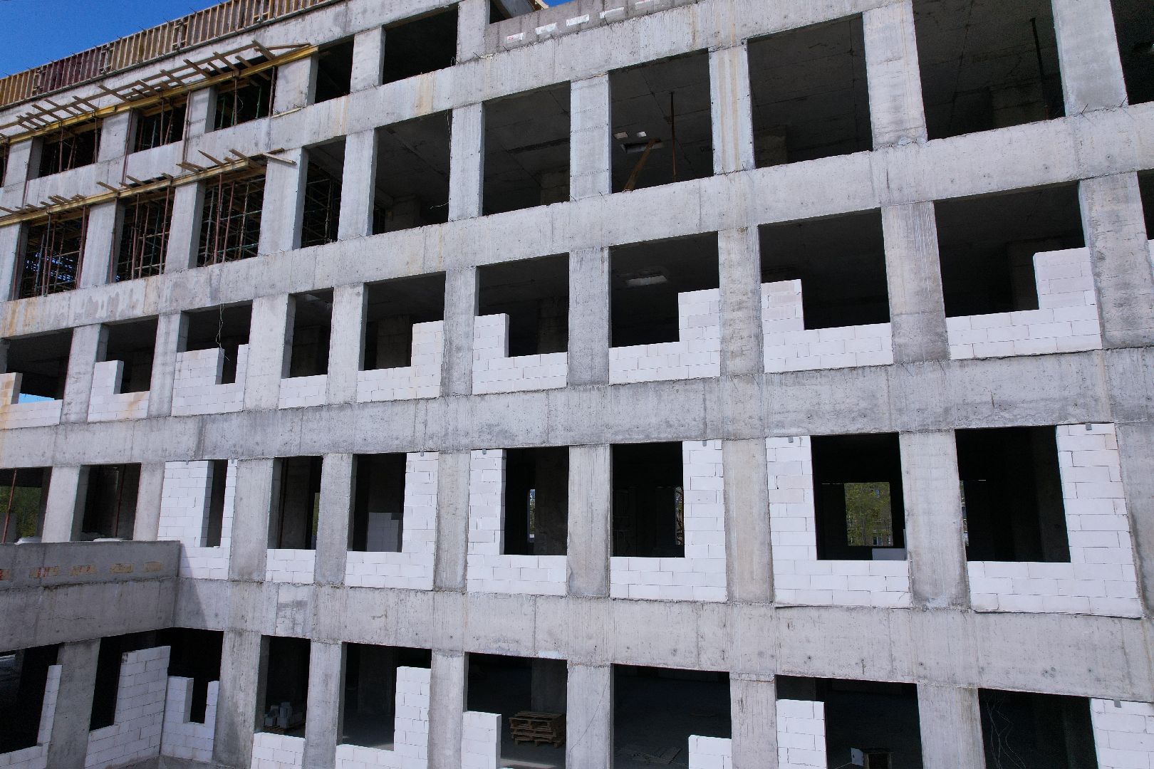 видео с коптера, поликлиника в королеве, медицина в королеве,