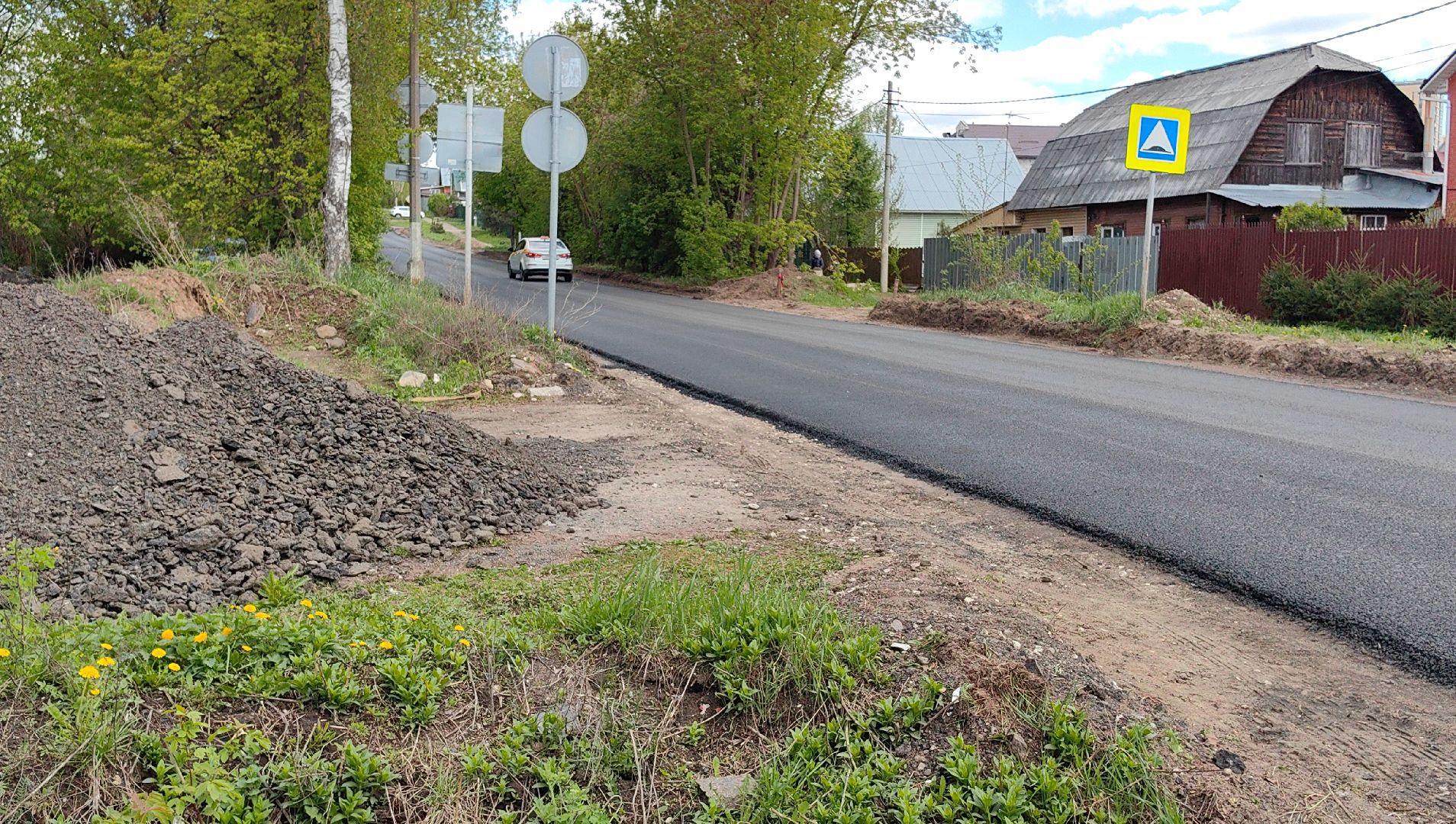 дорога, ремонт, асфальт, щебень, выездная администрация,