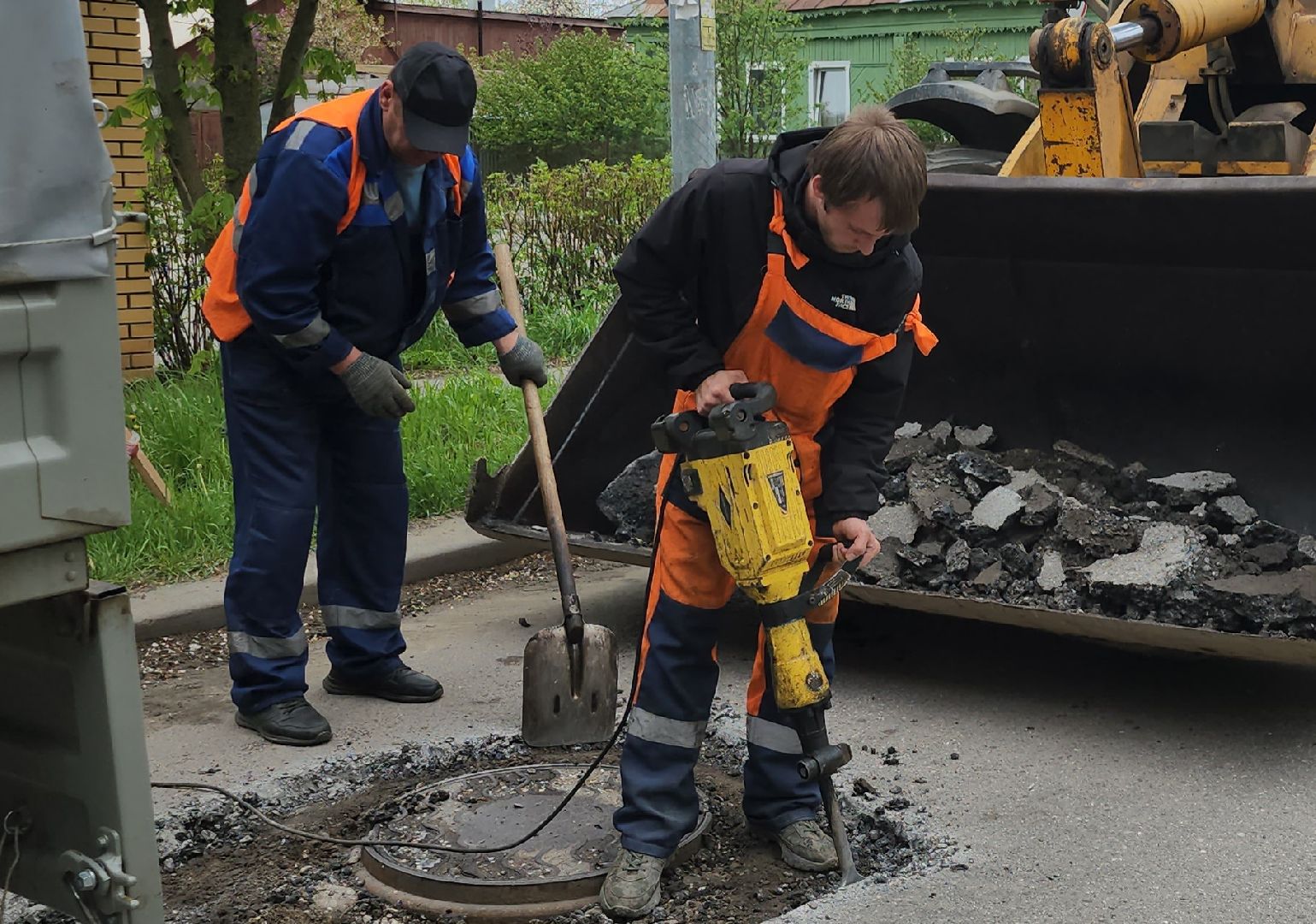 серпухов, подмосковье, ямочный ремонт,