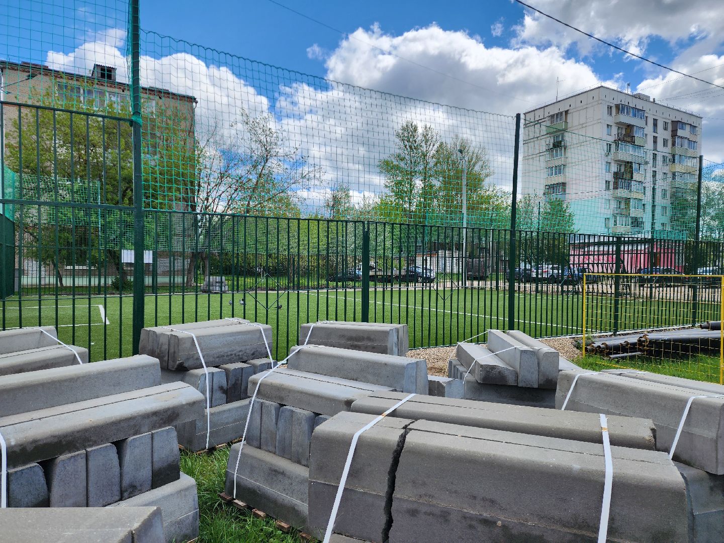 благоустройство двора, шатура, шатурский округ,