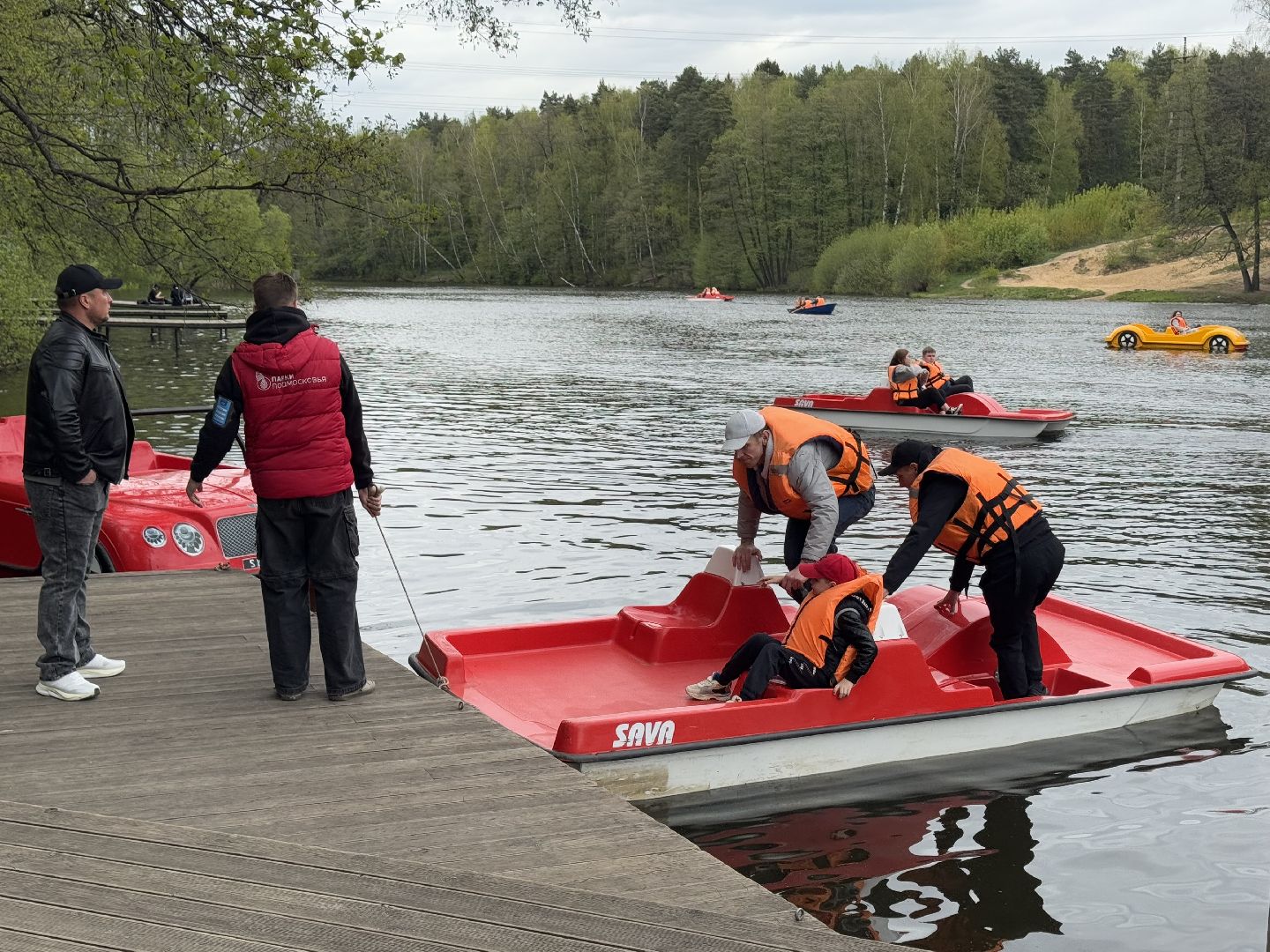 лодочная станция балашиха, парк пехорка,