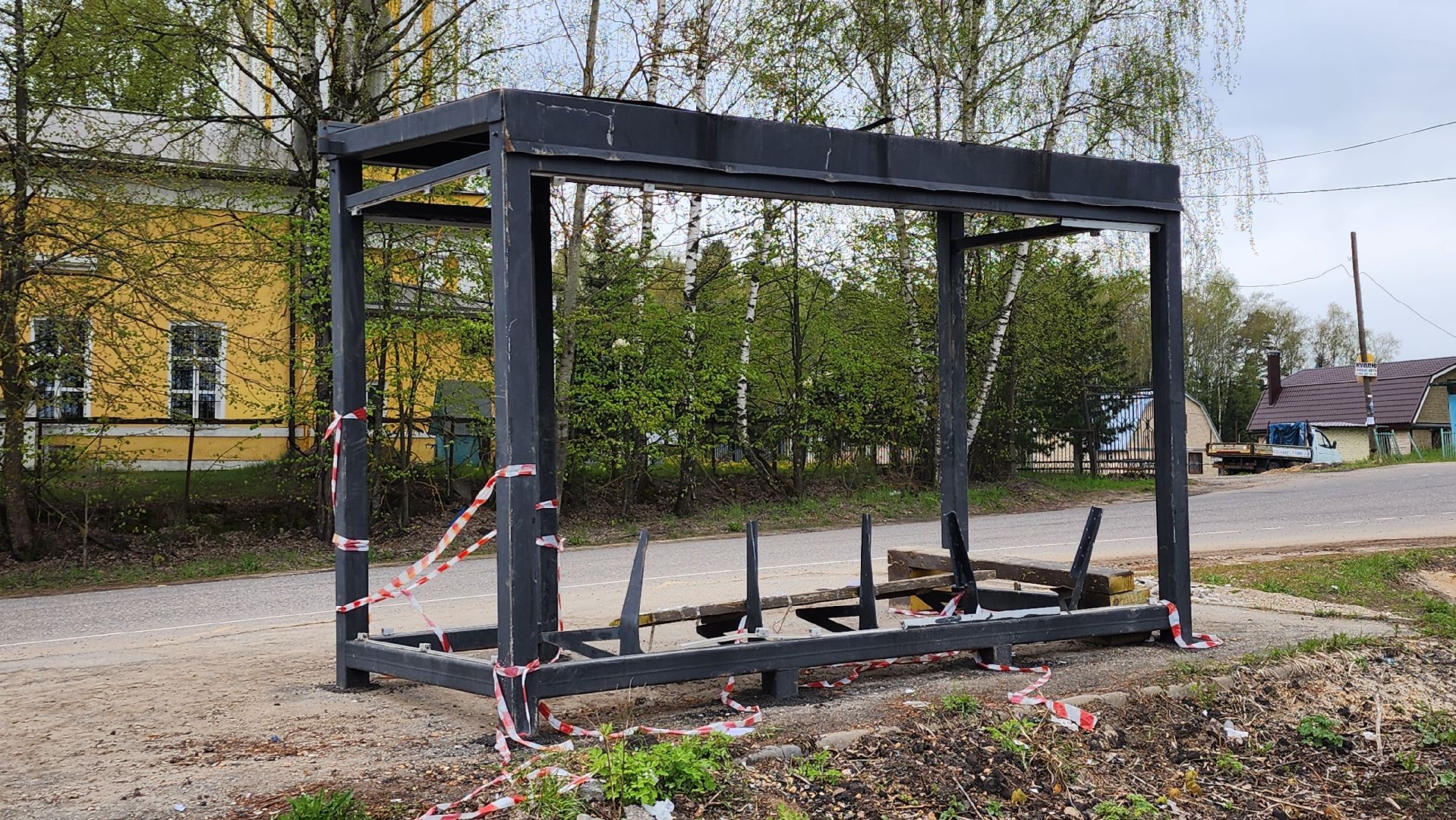 Здехово, новая остановка, Обновление остановок , щёлково,