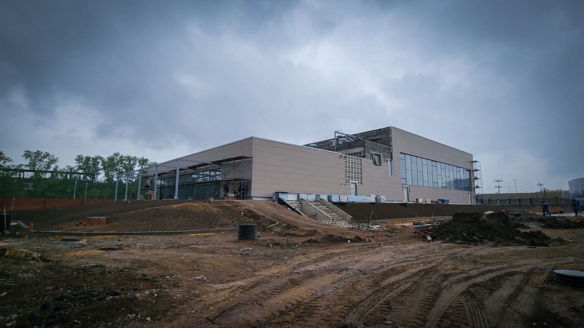 бронницы , физкультурно-оздоровительный комплекс , строительство фок,