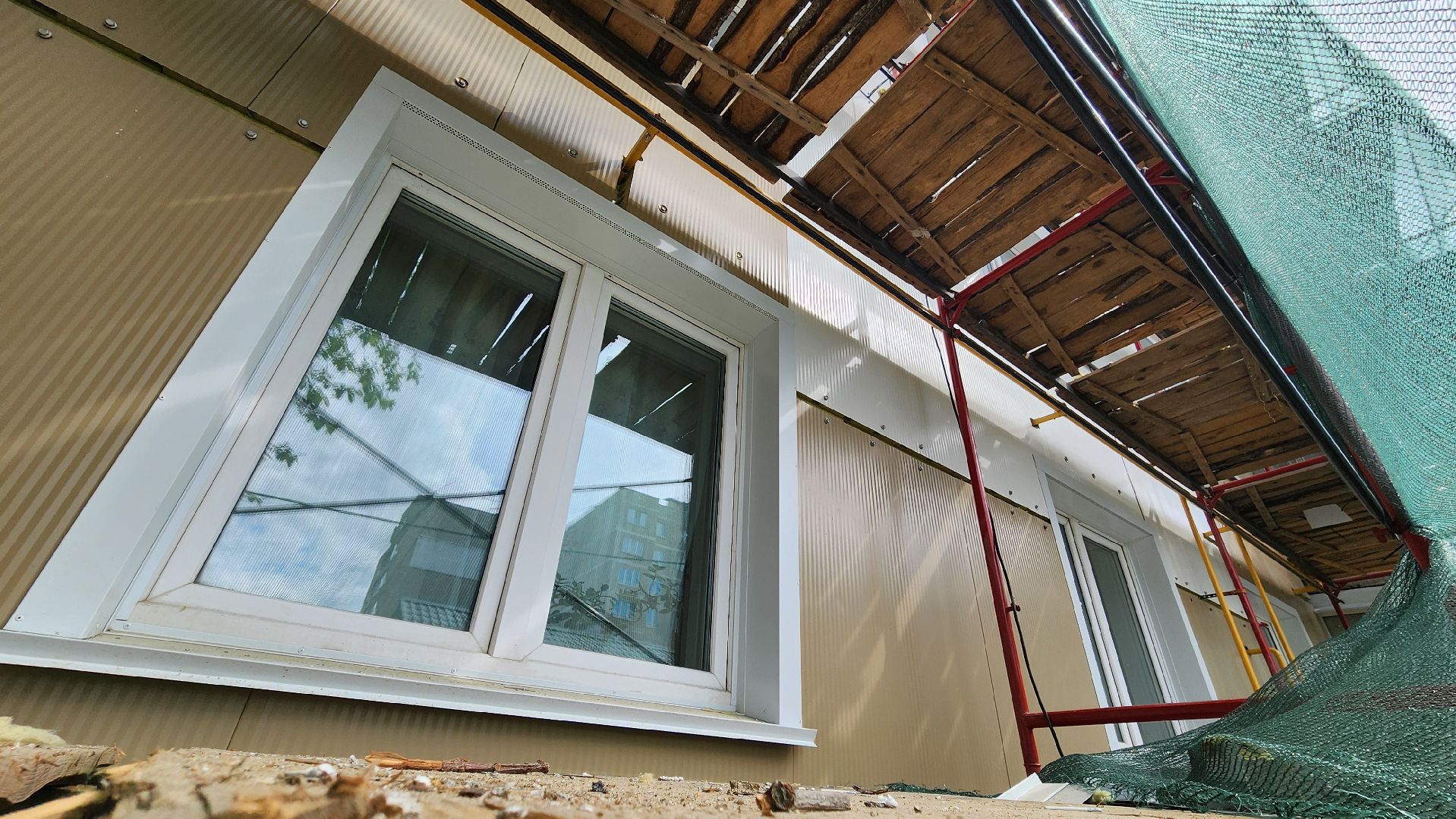 Руза, тучково, ремонт фасада дома, строительство,