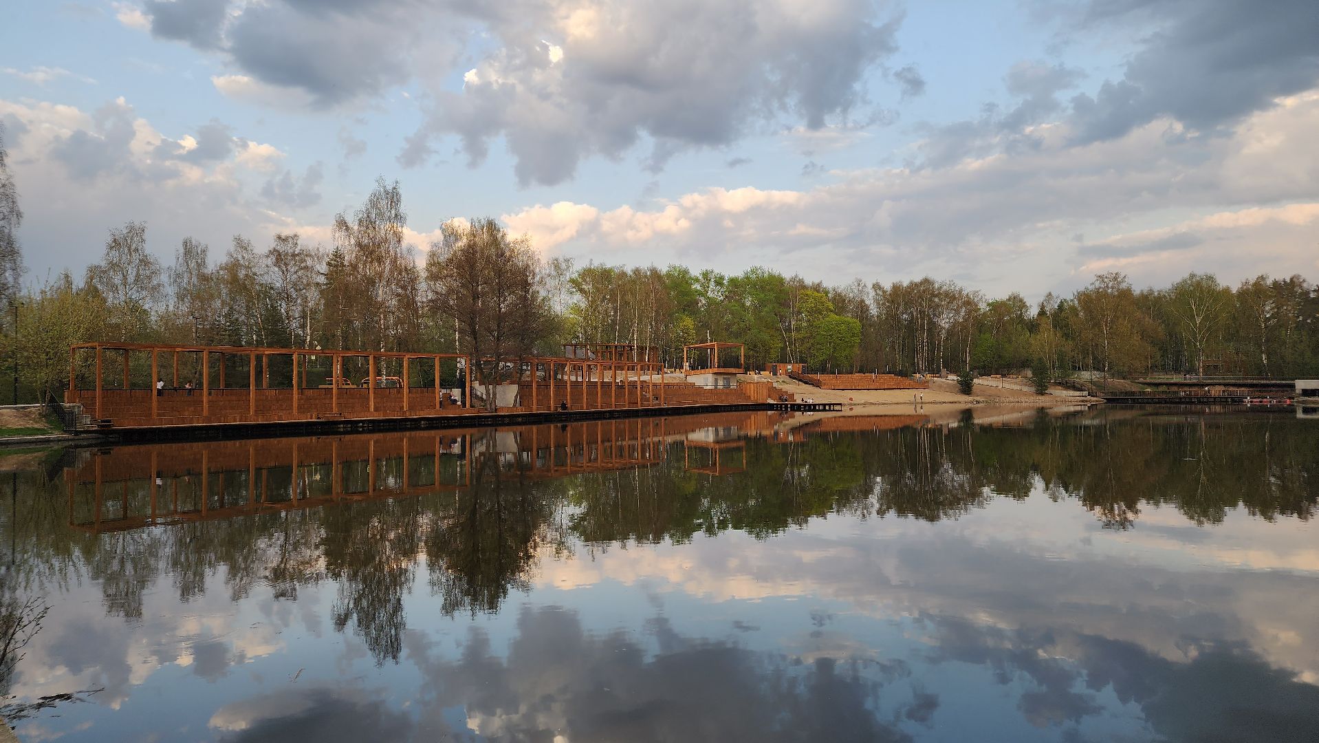 благоустройство, набережная, лосино-петровский,