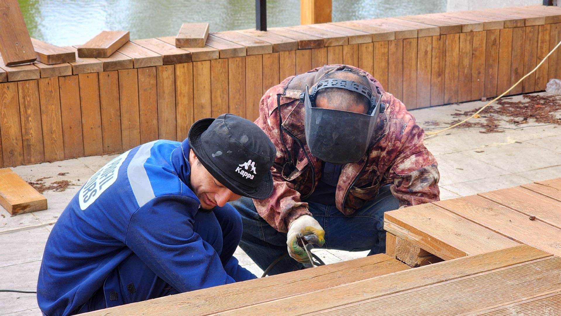 благоустройство, набережная, лосино-петровский,