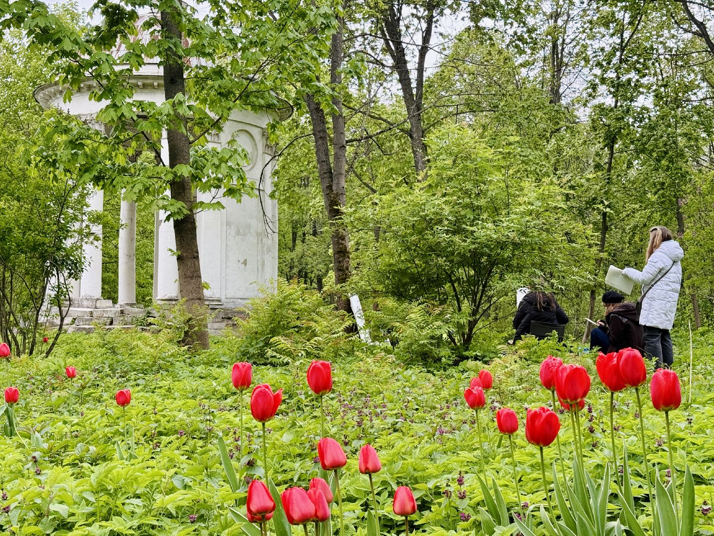 раменское , усадьба быково, пленэр, тюльпаны, достопримечательности,