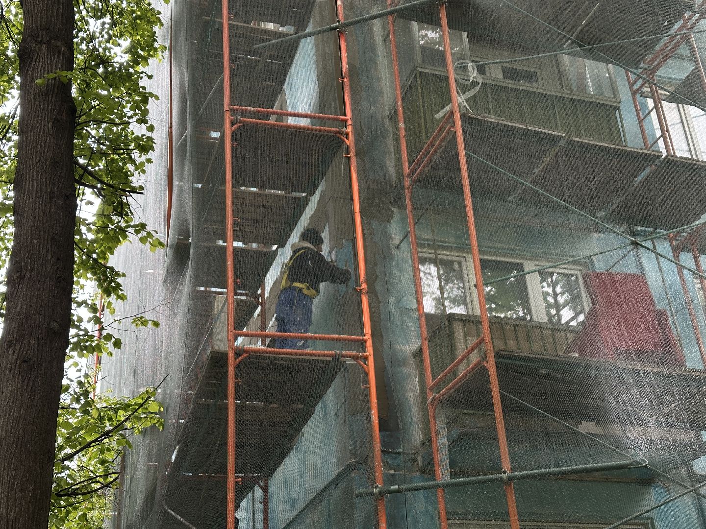 пушкино, ремонт мкд,  капитальный  ремонт, фасад,