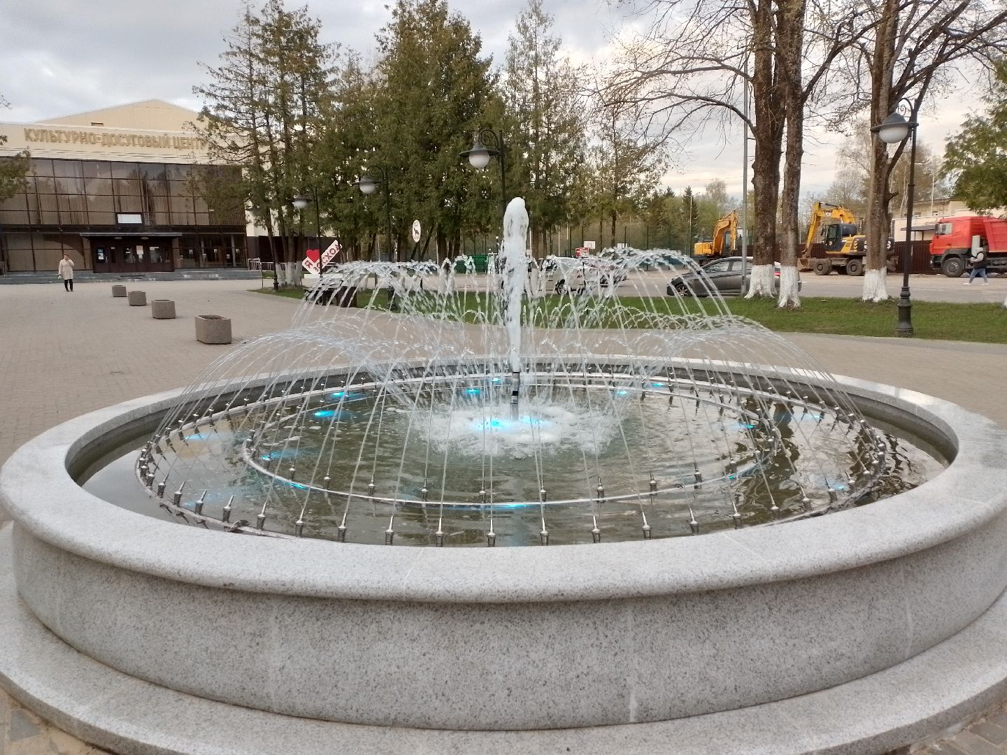 городской округ восход, фонтан, благоустройство,запуск фонтана,