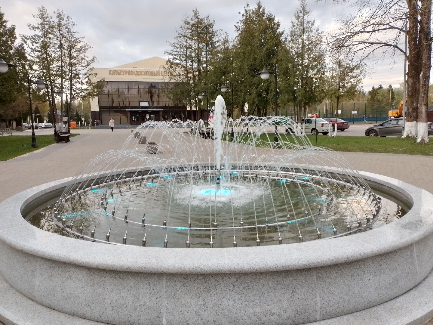городской округ восход, фонтан, благоустройство,запуск фонтана,