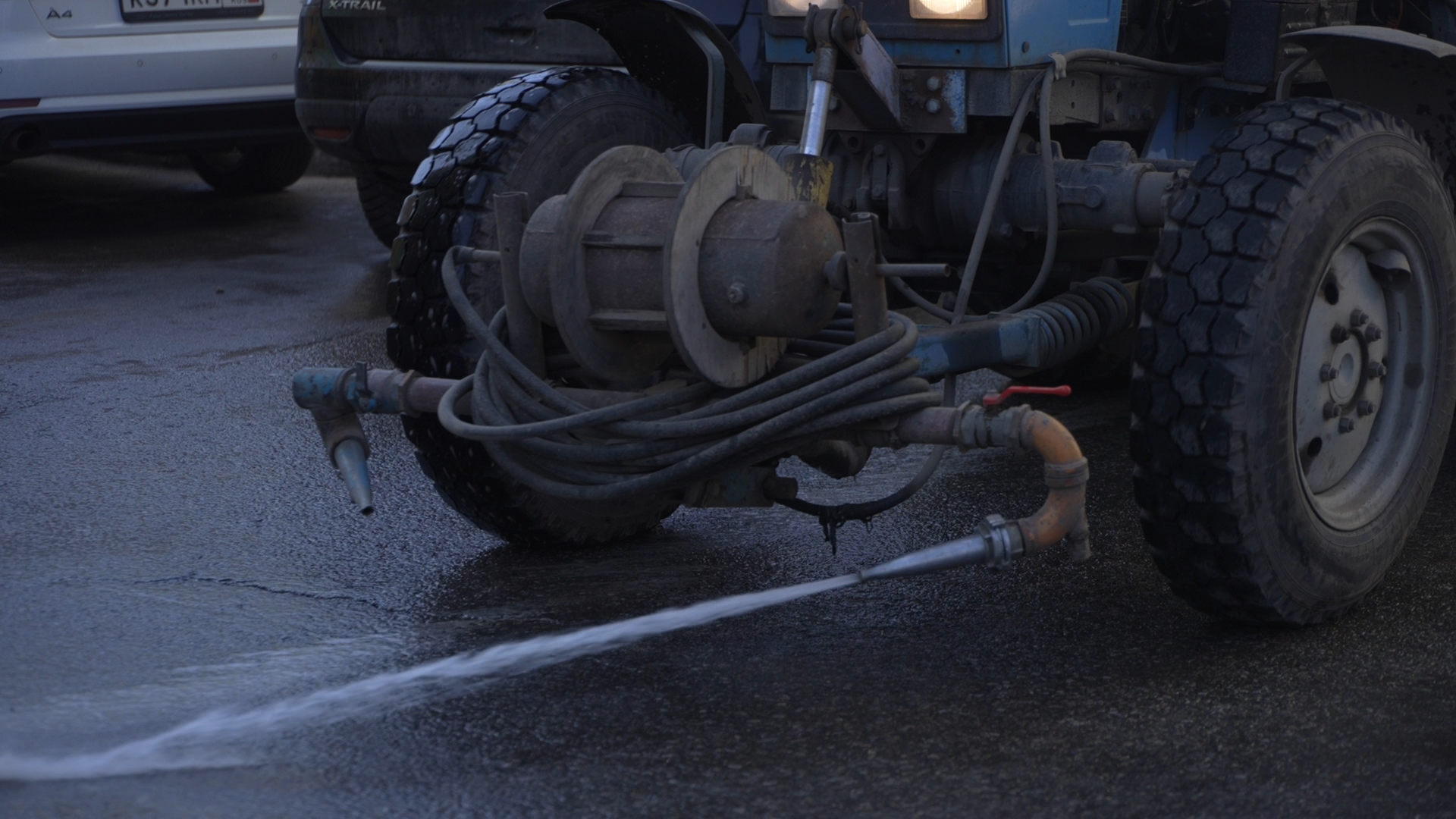 ливнесток, поливальная машина, власиха уборка дорог, коммунальные службы власихи,