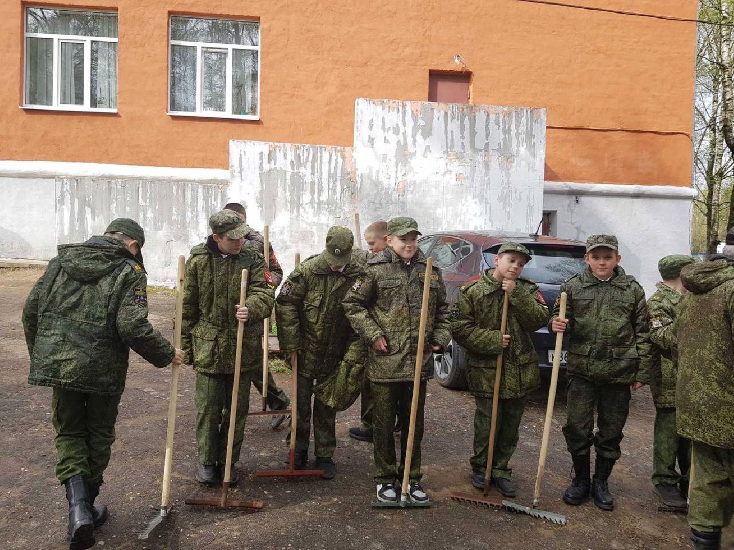 Солнечногорск, субботник, кадеты, лицей, уборка