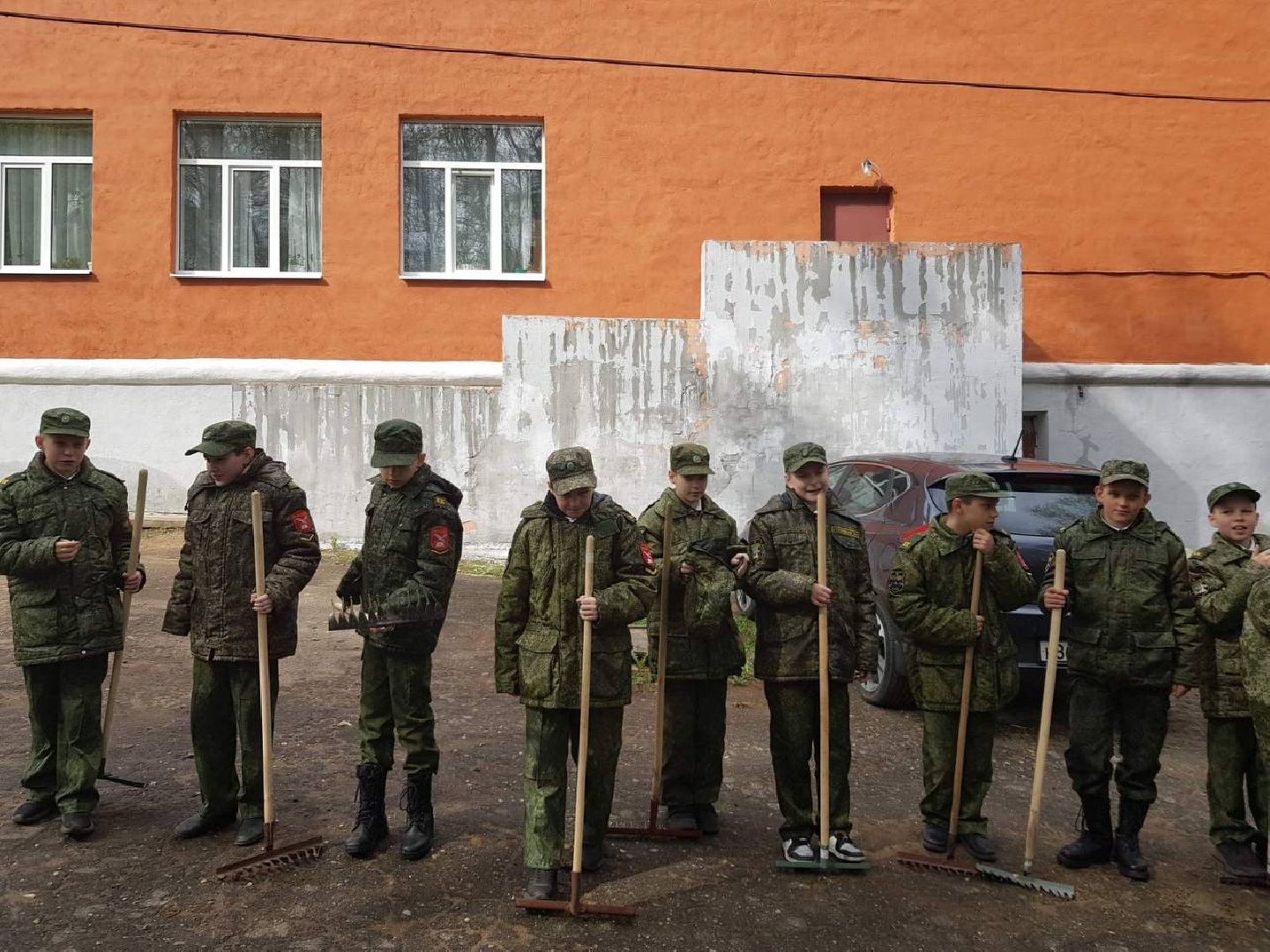 Солнечногорск, субботник, кадеты, лицей, уборка