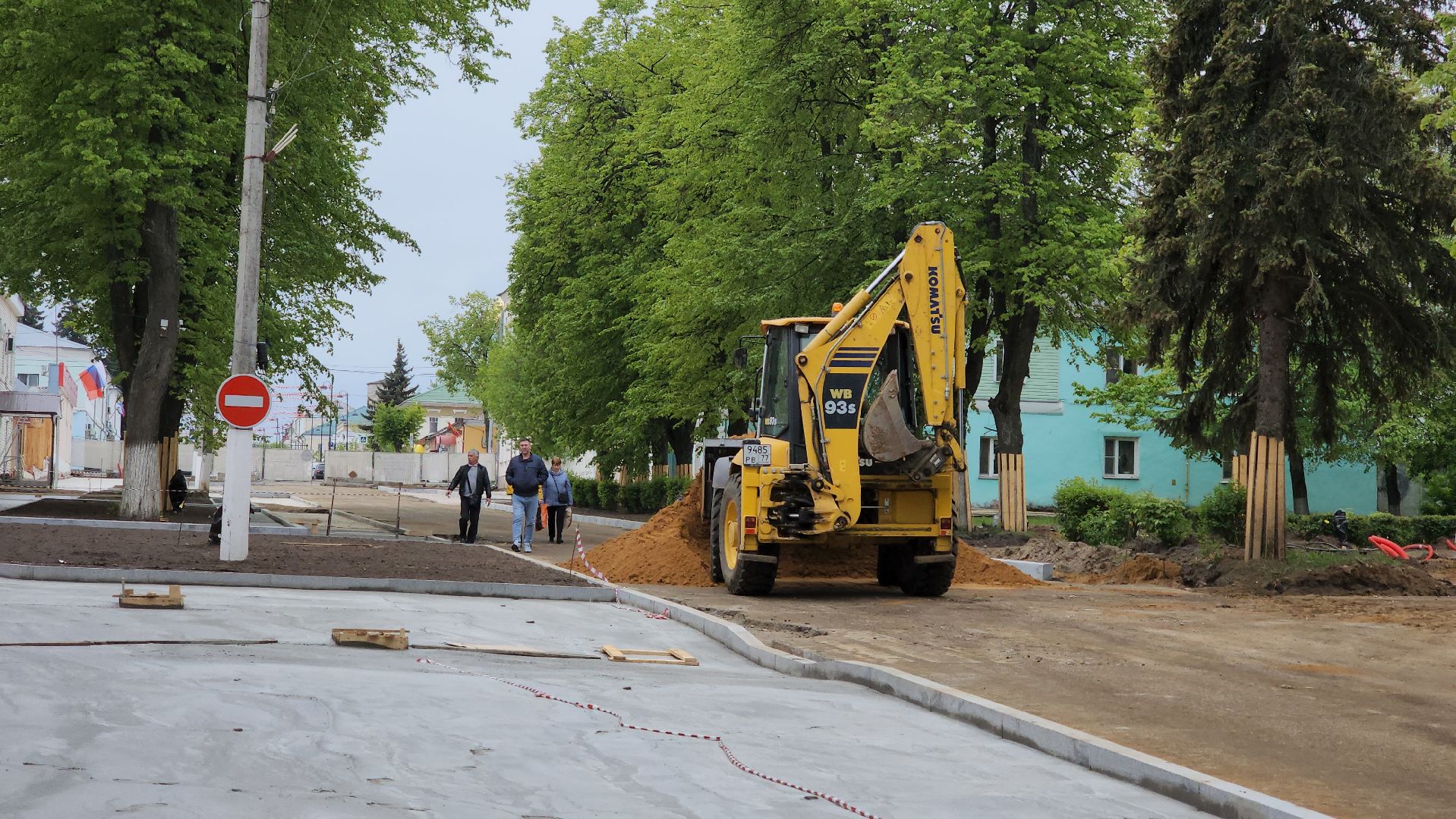 кашира, историческая часть города, благоустройство, тротуары, парковки, набережная,