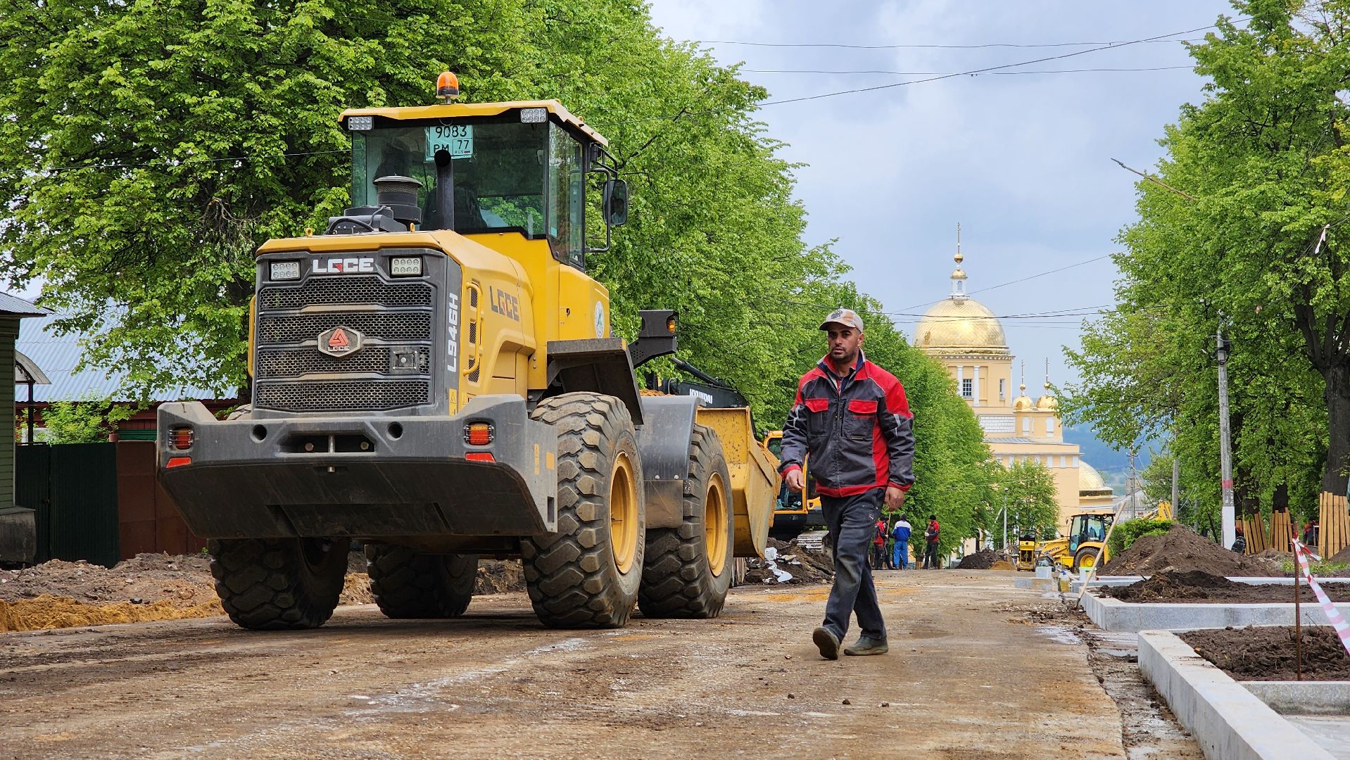 кашира, историческая часть города, благоустройство, тротуары, парковки, набережная,