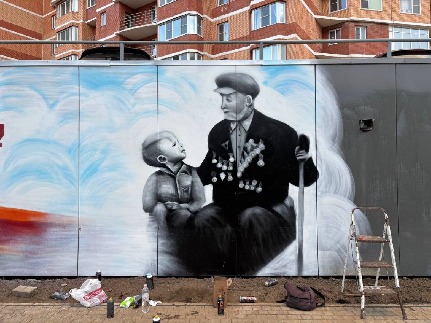 мытищи, мурал, память, победа,