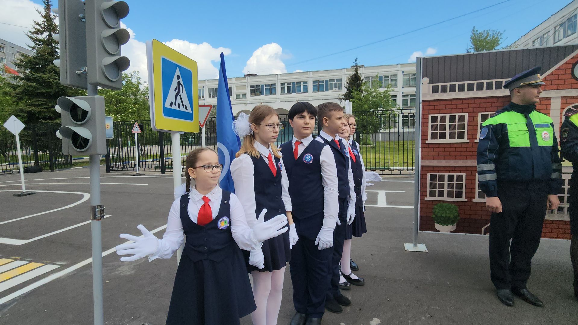 Люберцы, автогородок,школьники, правила дорожного движения,