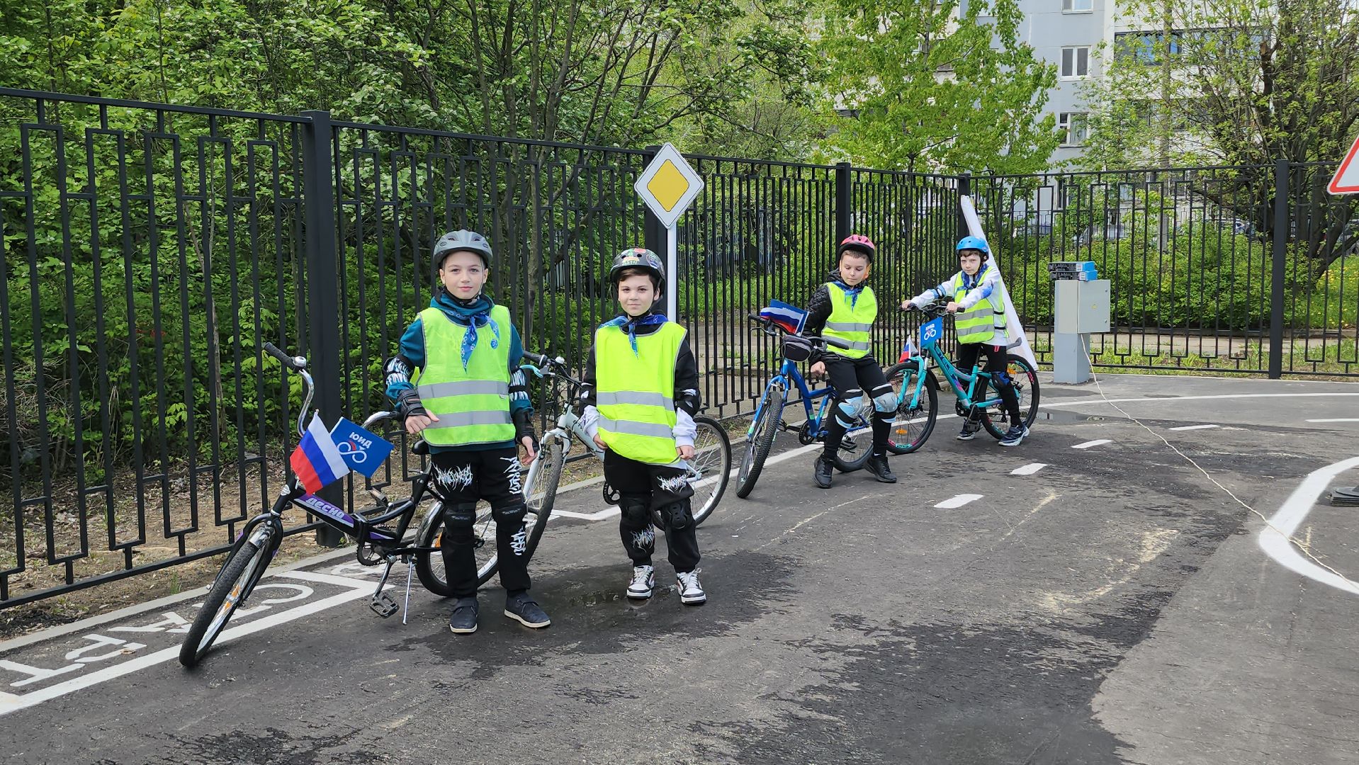 Люберцы, автогородок,школьники, правила дорожного движения,
