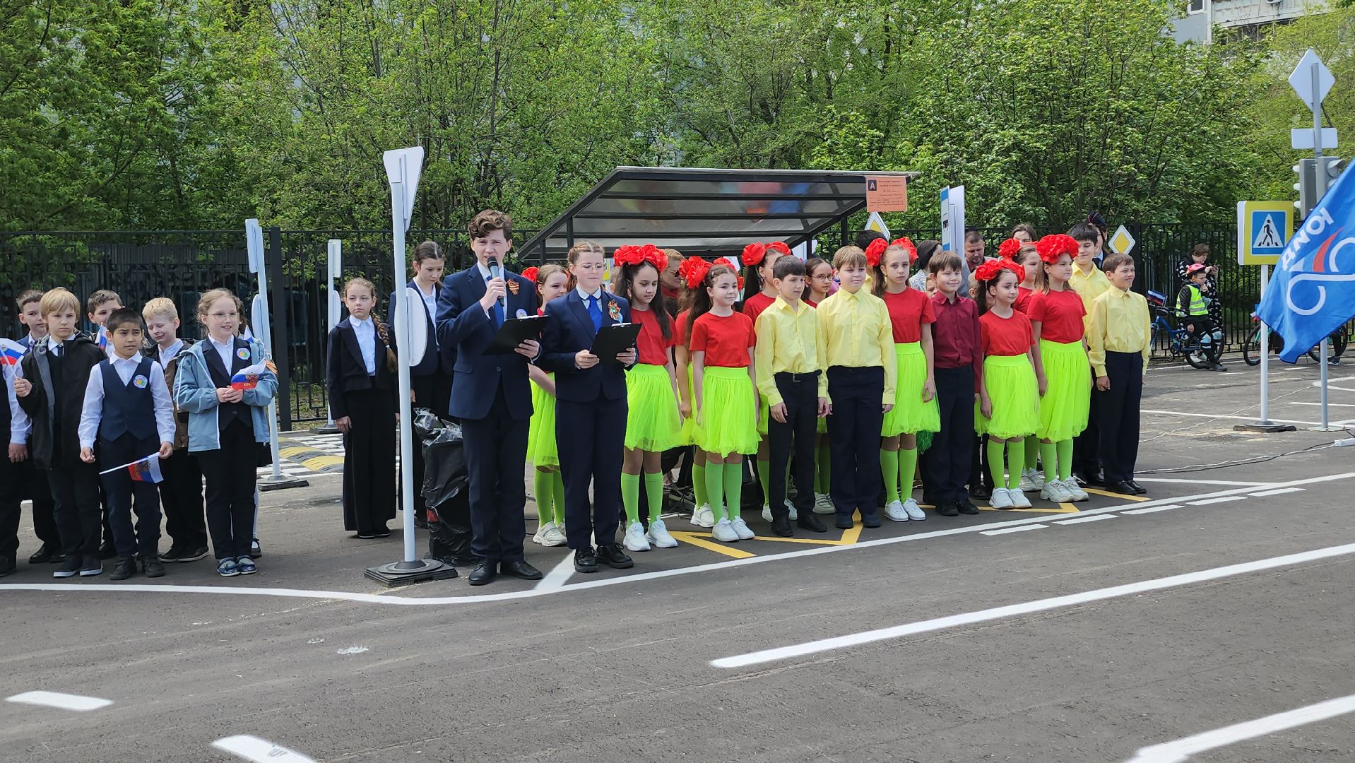 Люберцы, автогородок,школьники, правила дорожного движения,