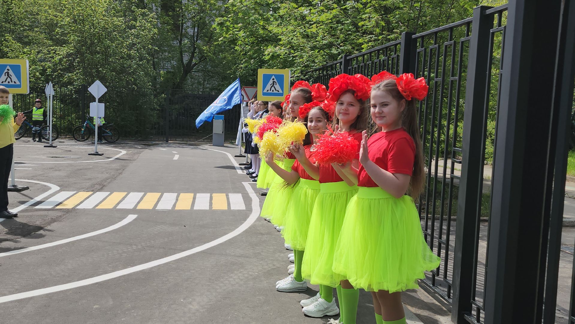 Люберцы, автогородок,школьники, правила дорожного движения,