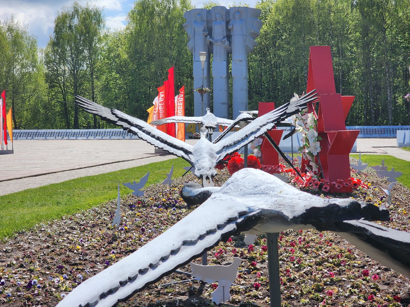 королёв, благоустройство в королеве, мемориал славы в королеве,