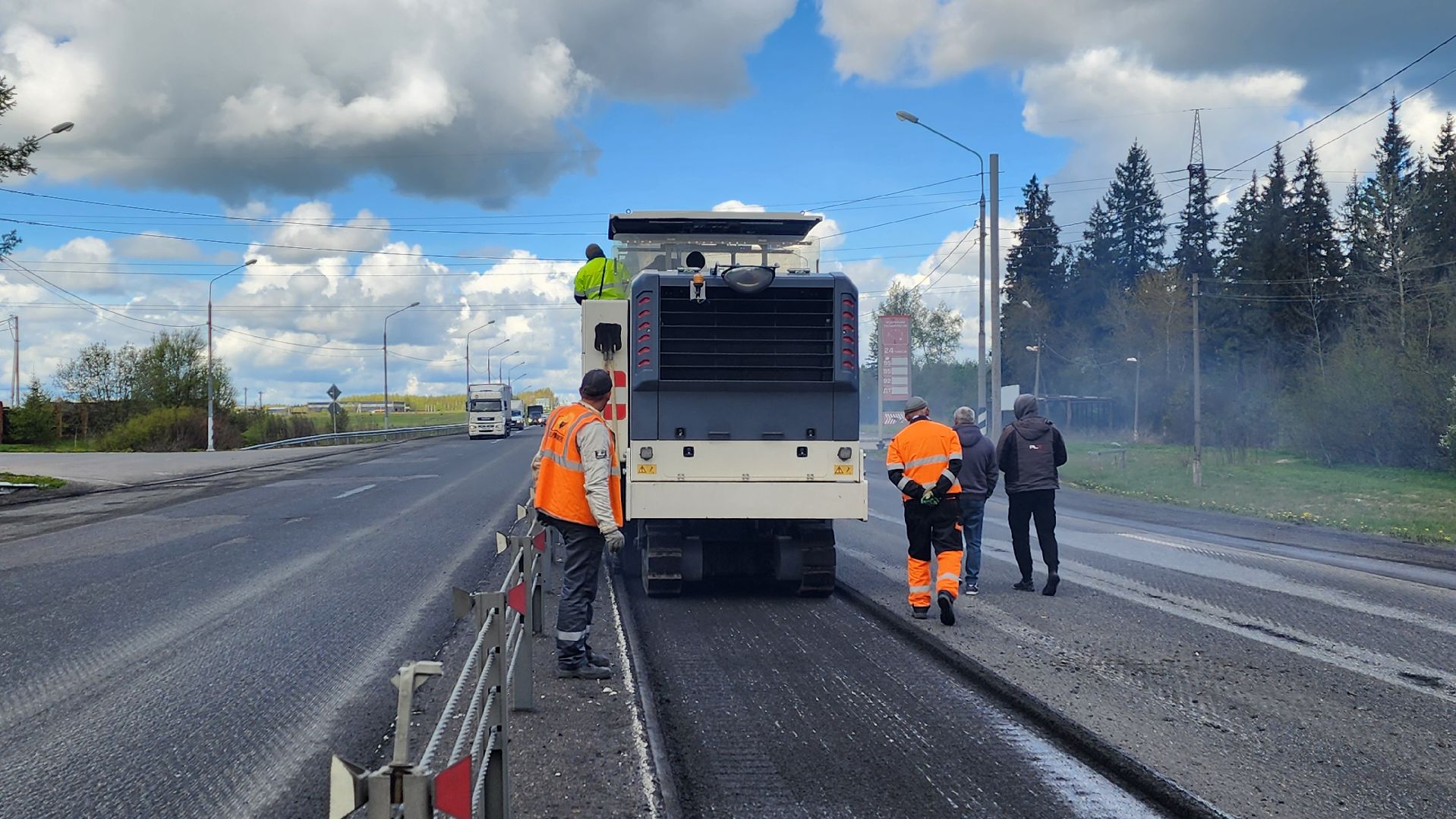 солнечногорск, ленинградское шоссе, ремонт дороги,